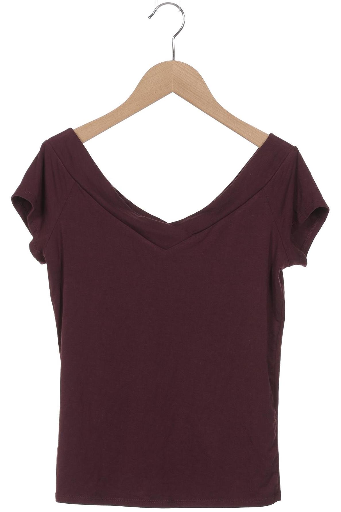 

pieces Damen T-Shirt, bordeaux, Gr. 38