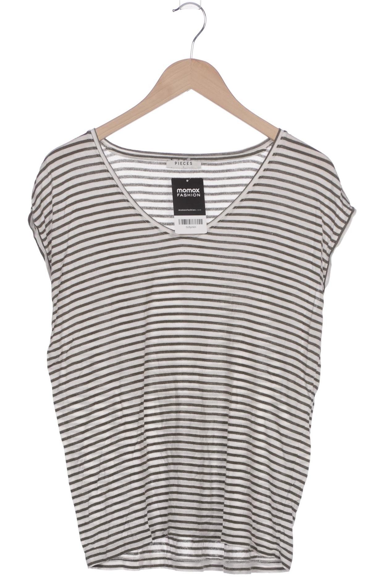

pieces Damen T-Shirt, weiß, Gr. 42