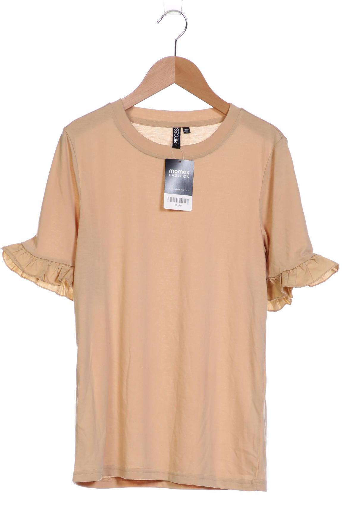 

pieces Damen T-Shirt, beige, Gr. 38