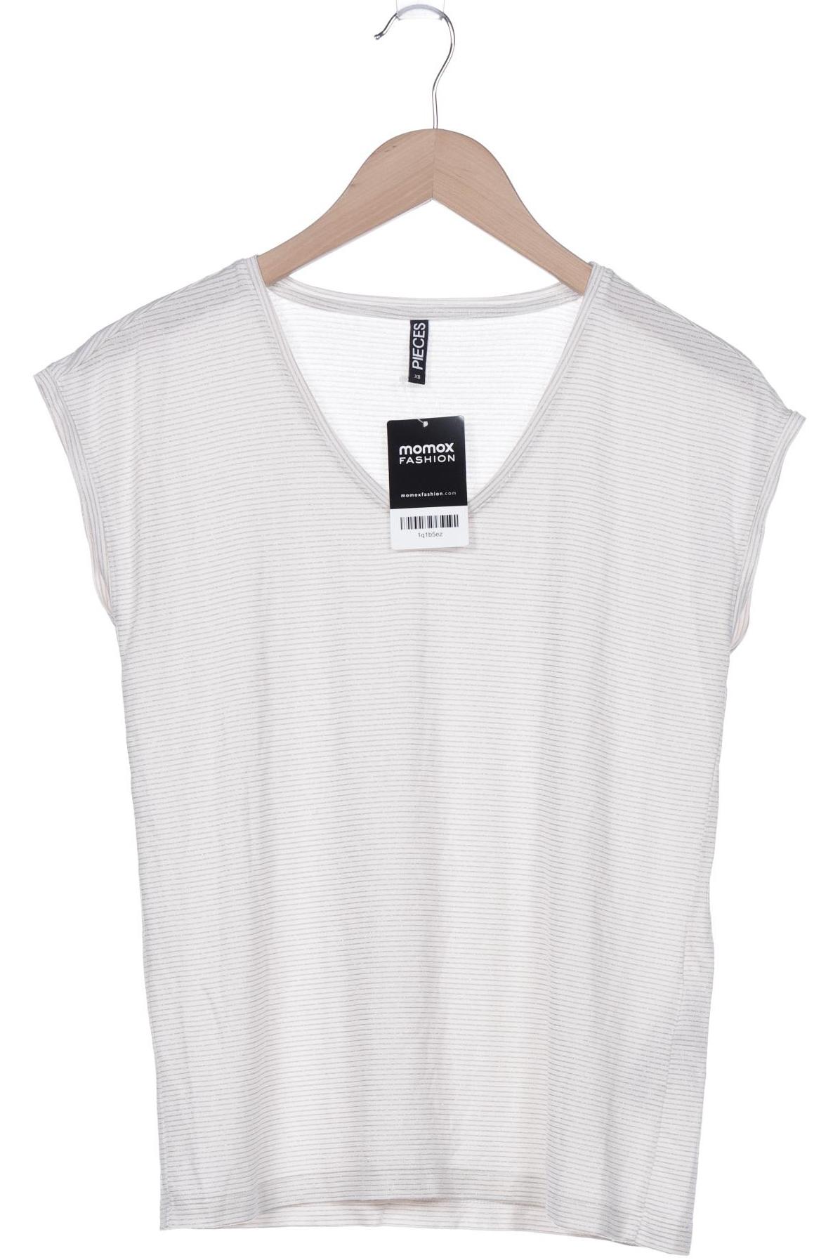 Thumbnail - pieces Damen T-Shirt, cremeweiß, Gr. 34