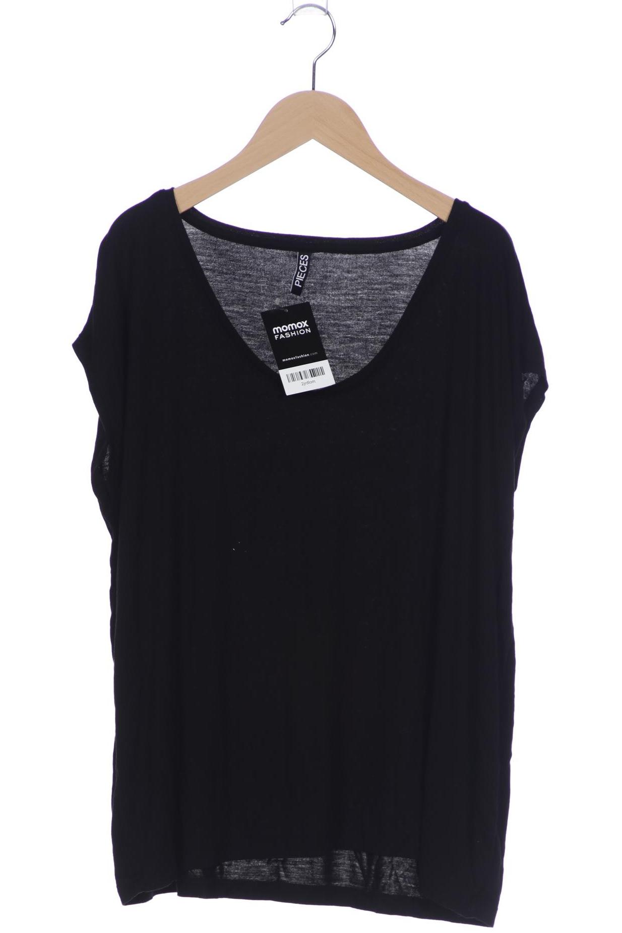 

pieces Damen T-Shirt, schwarz, Gr. 38