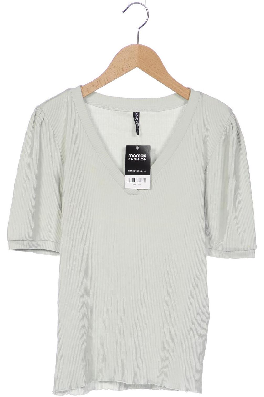 

pieces Damen T-Shirt, hellgrün, Gr. 42