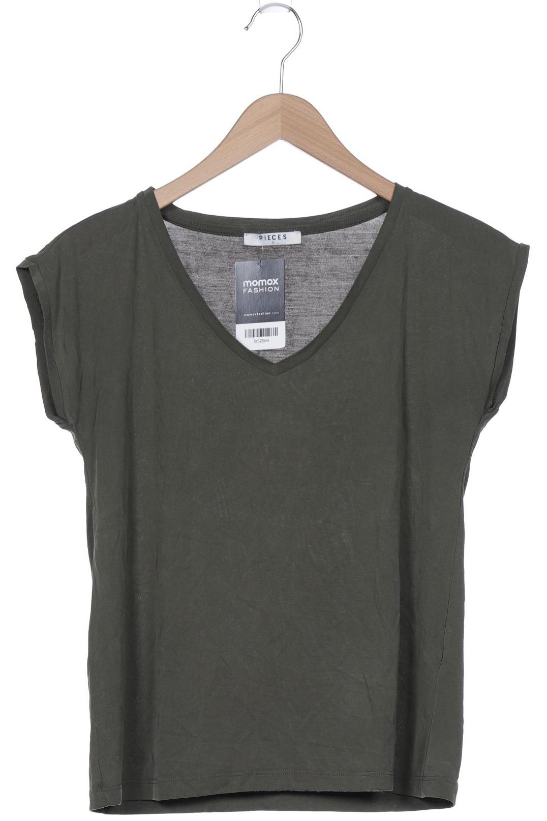 

pieces Damen T-Shirt, grün, Gr. 36