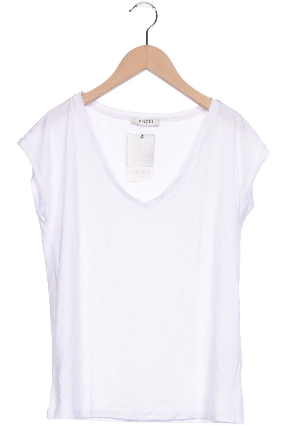 

pieces Damen T-Shirt, weiß
