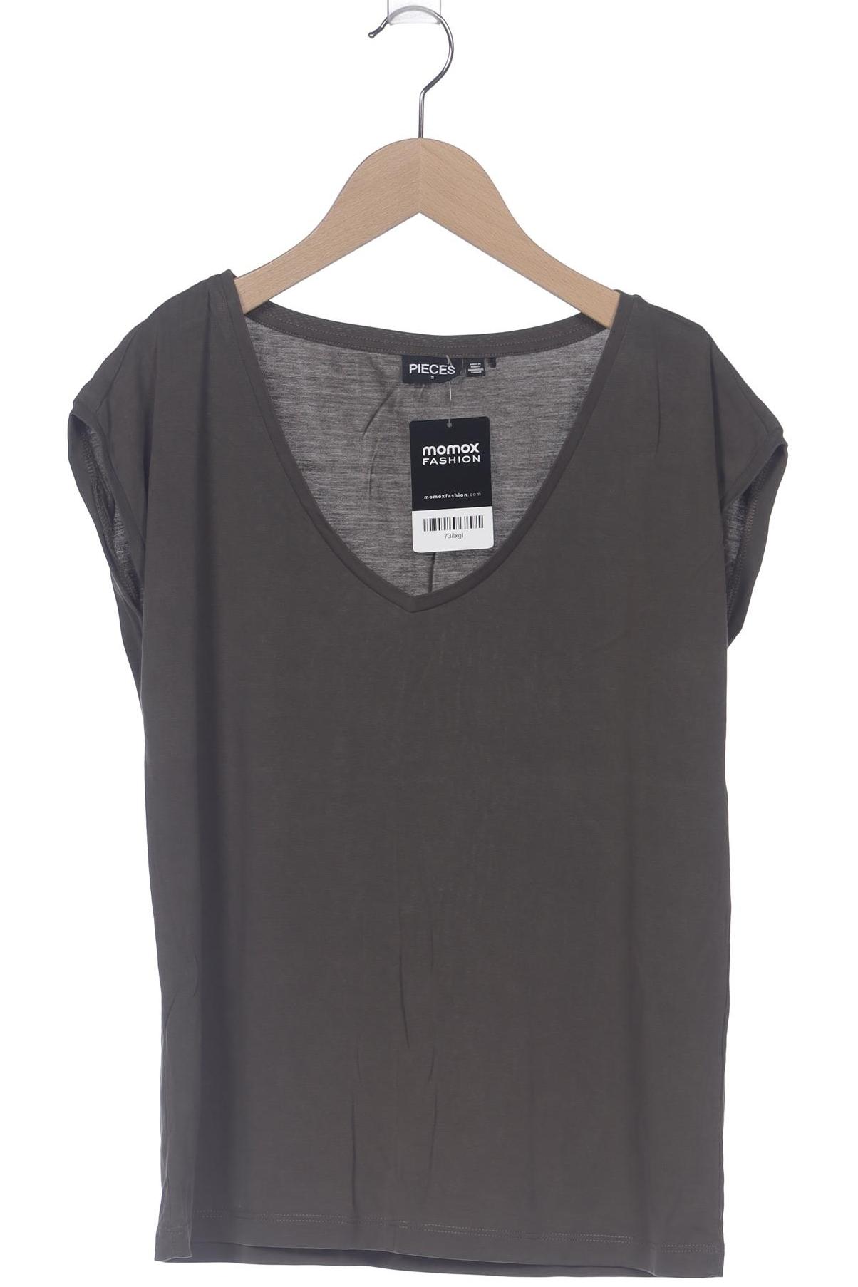 

pieces Damen T-Shirt, grün, Gr. 36