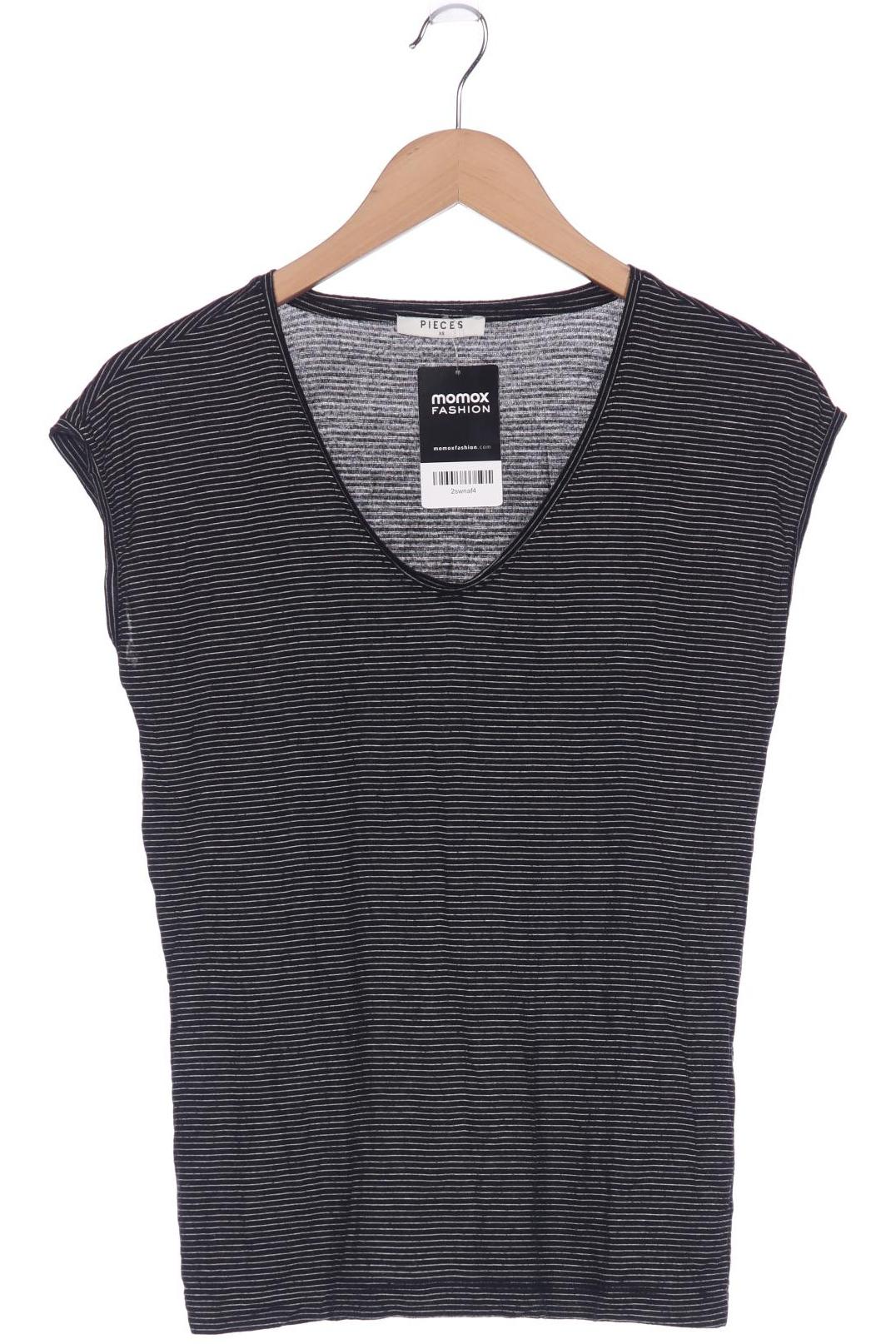 

pieces Damen T-Shirt, schwarz, Gr. 34