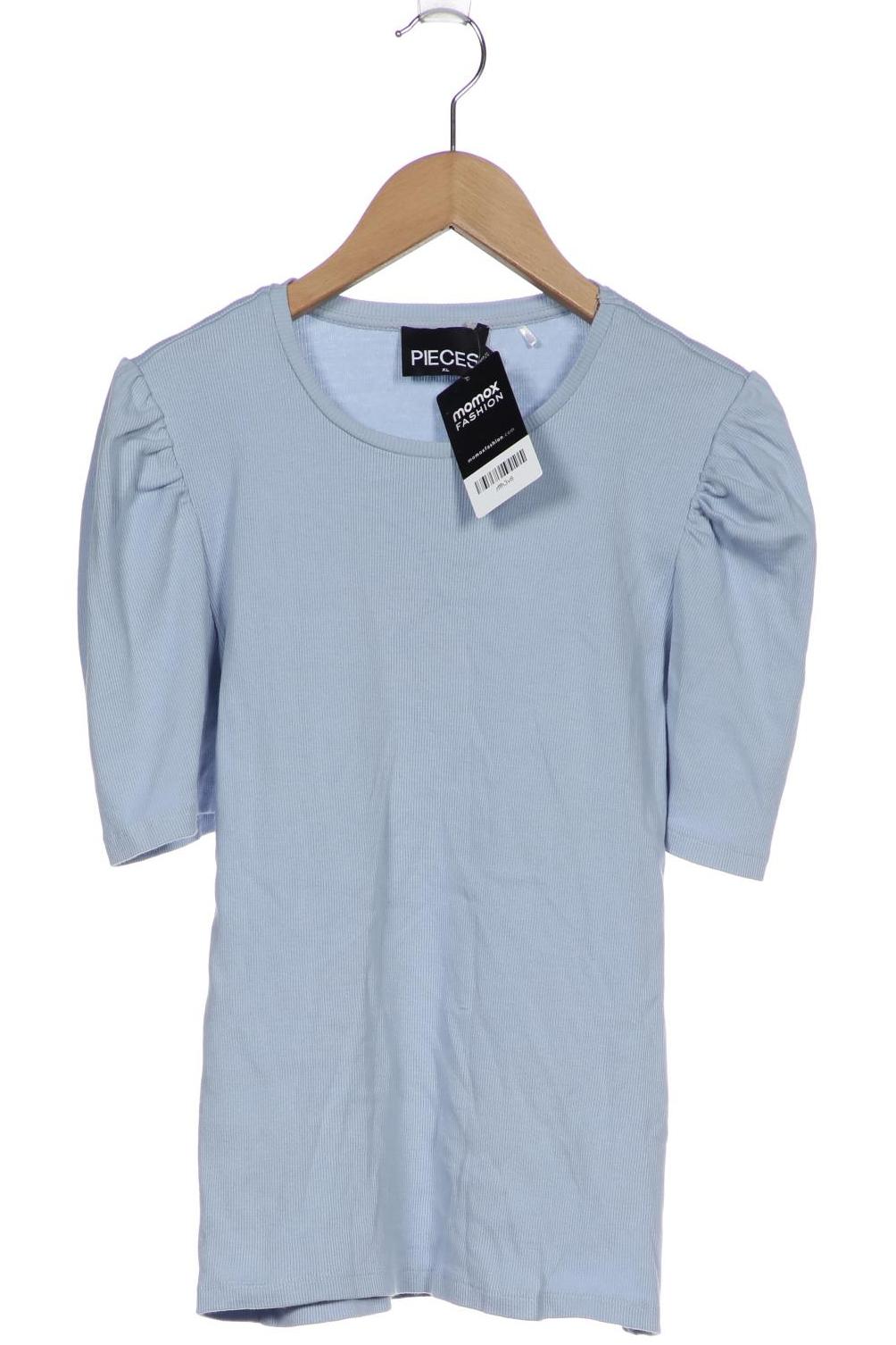 

pieces Damen T-Shirt, hellblau, Gr. 44