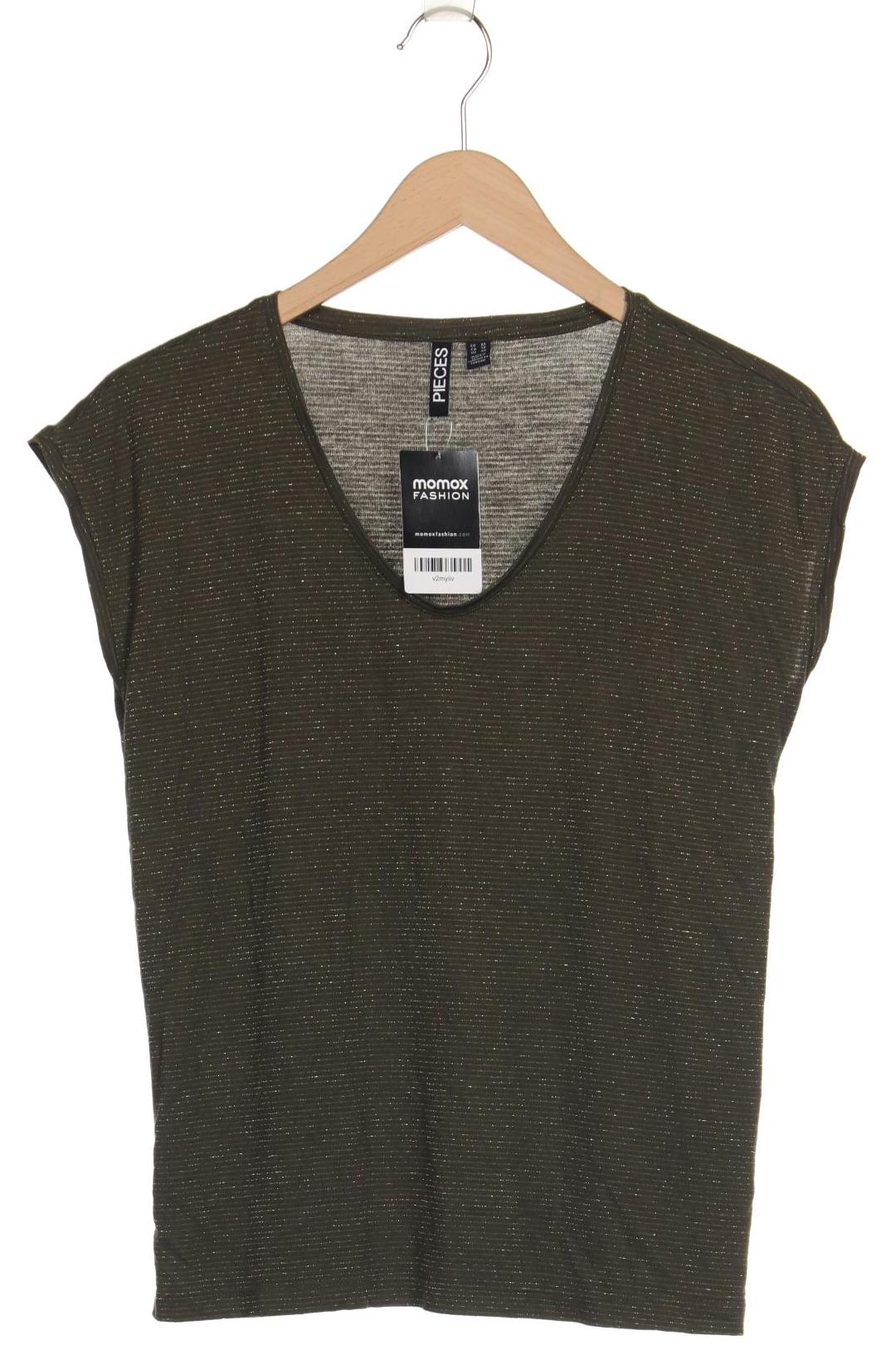 

pieces Damen T-Shirt, grün, Gr. 34