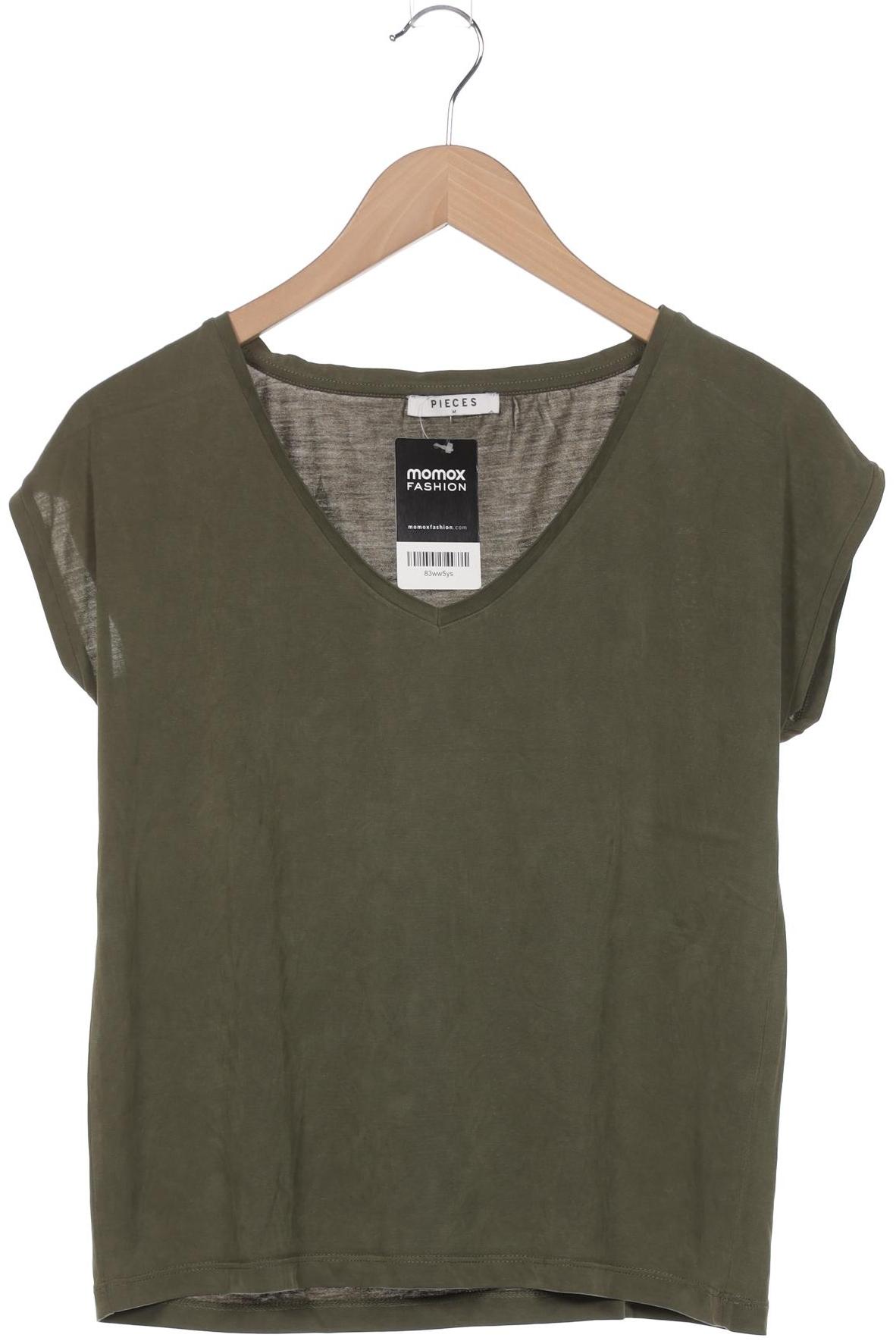 

pieces Damen T-Shirt, grün, Gr. 38