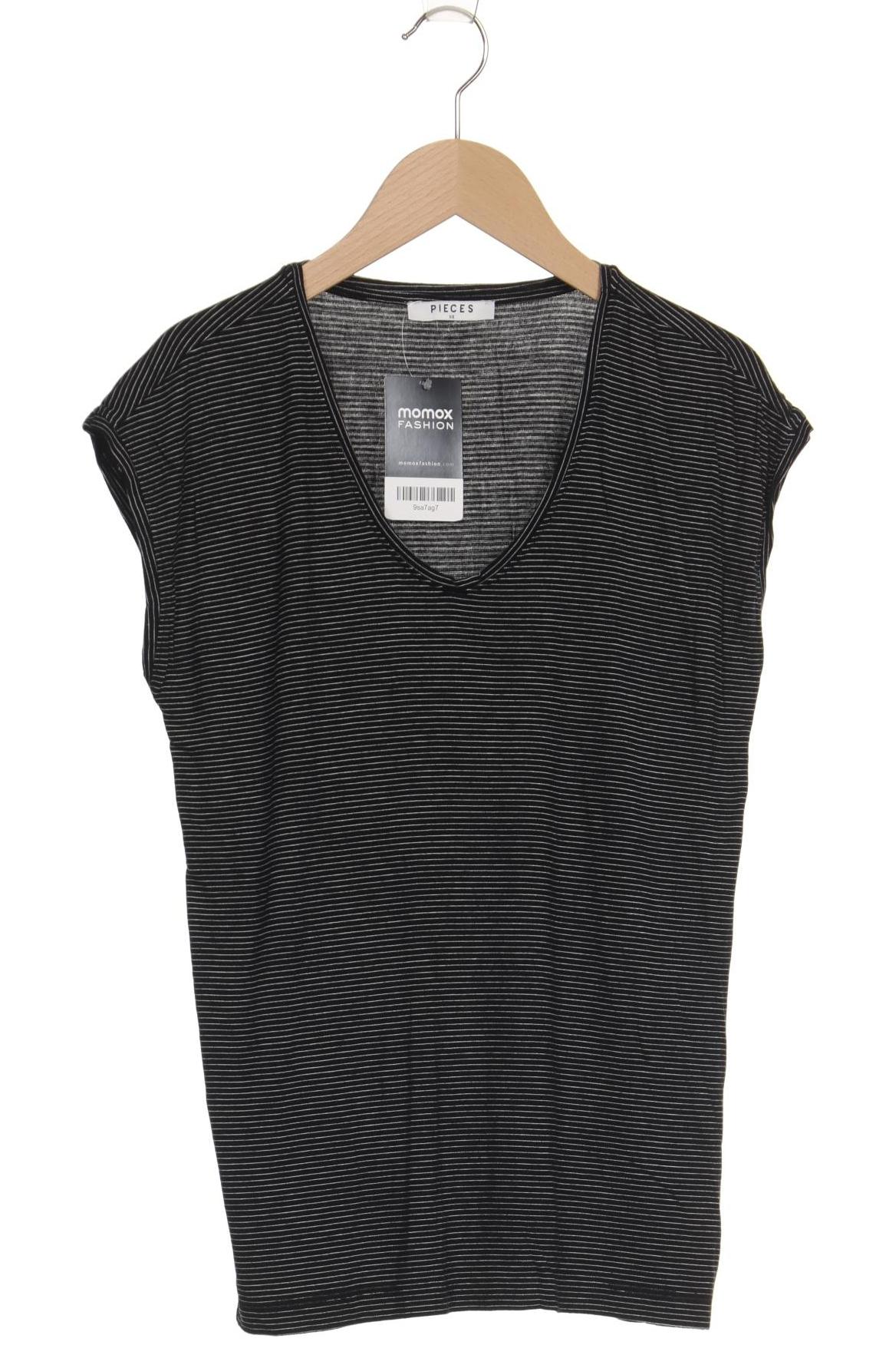 

pieces Damen T-Shirt, schwarz, Gr. 34