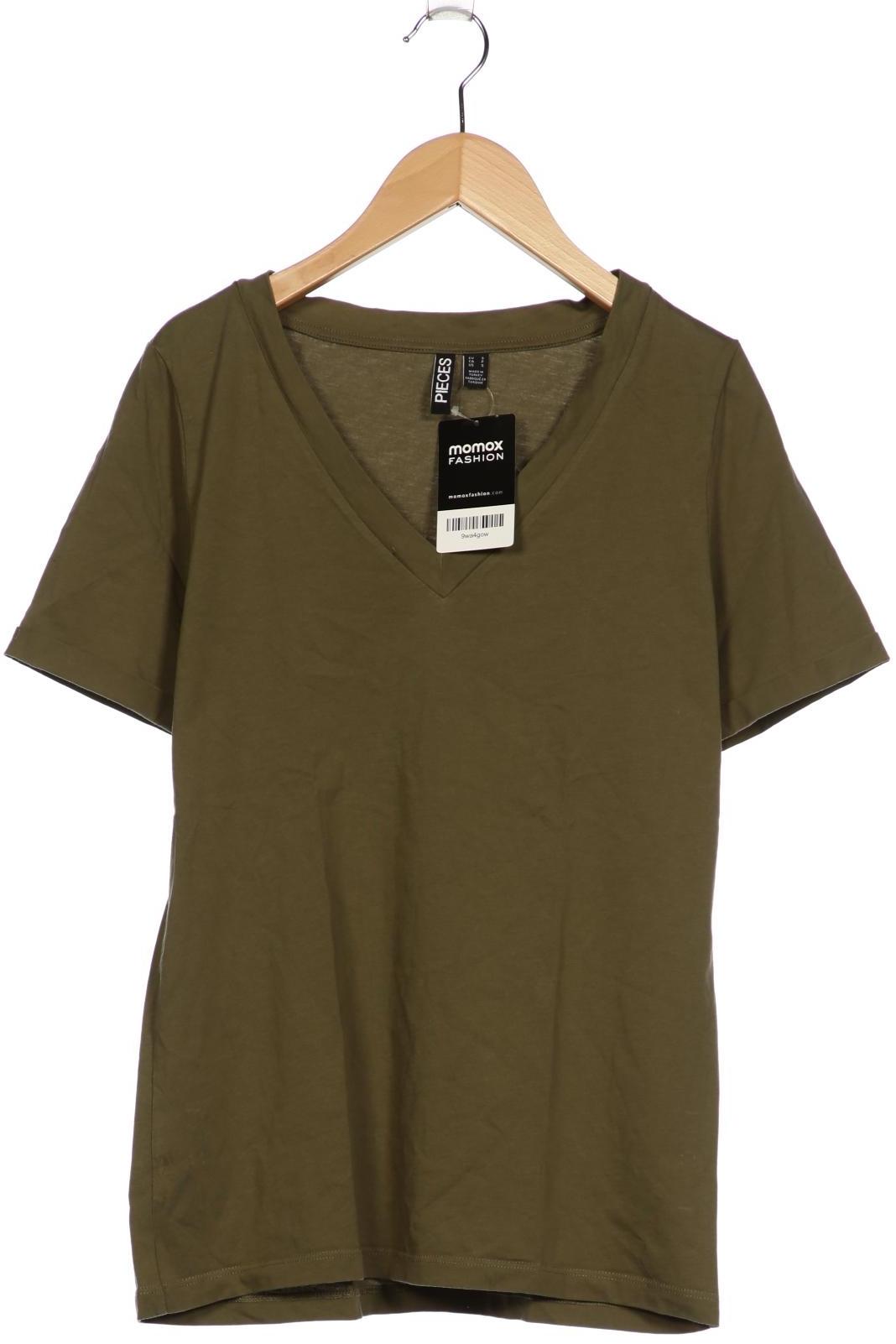 

pieces Damen T-Shirt, grün, Gr. 36