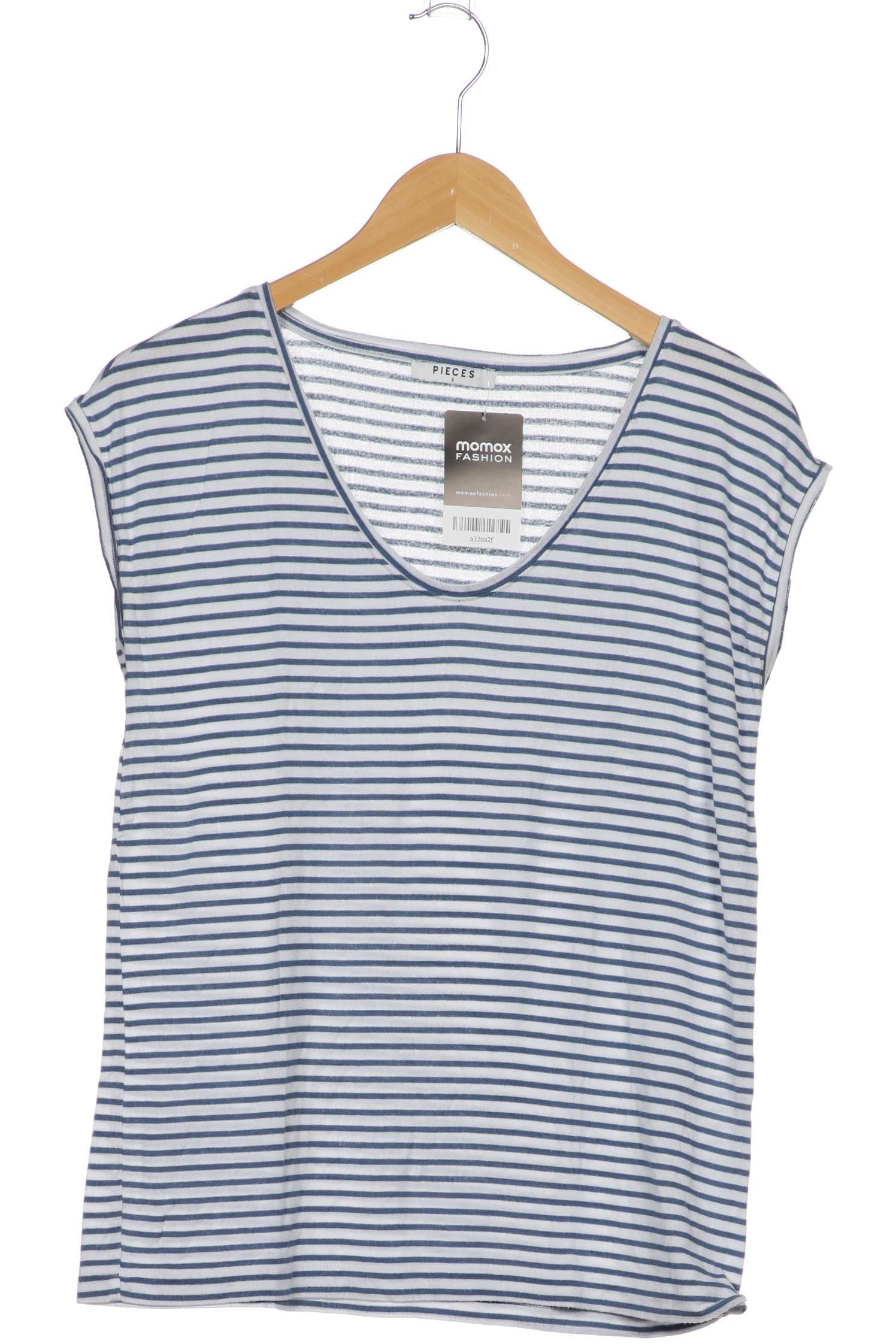 

pieces Damen T-Shirt, blau, Gr. 36