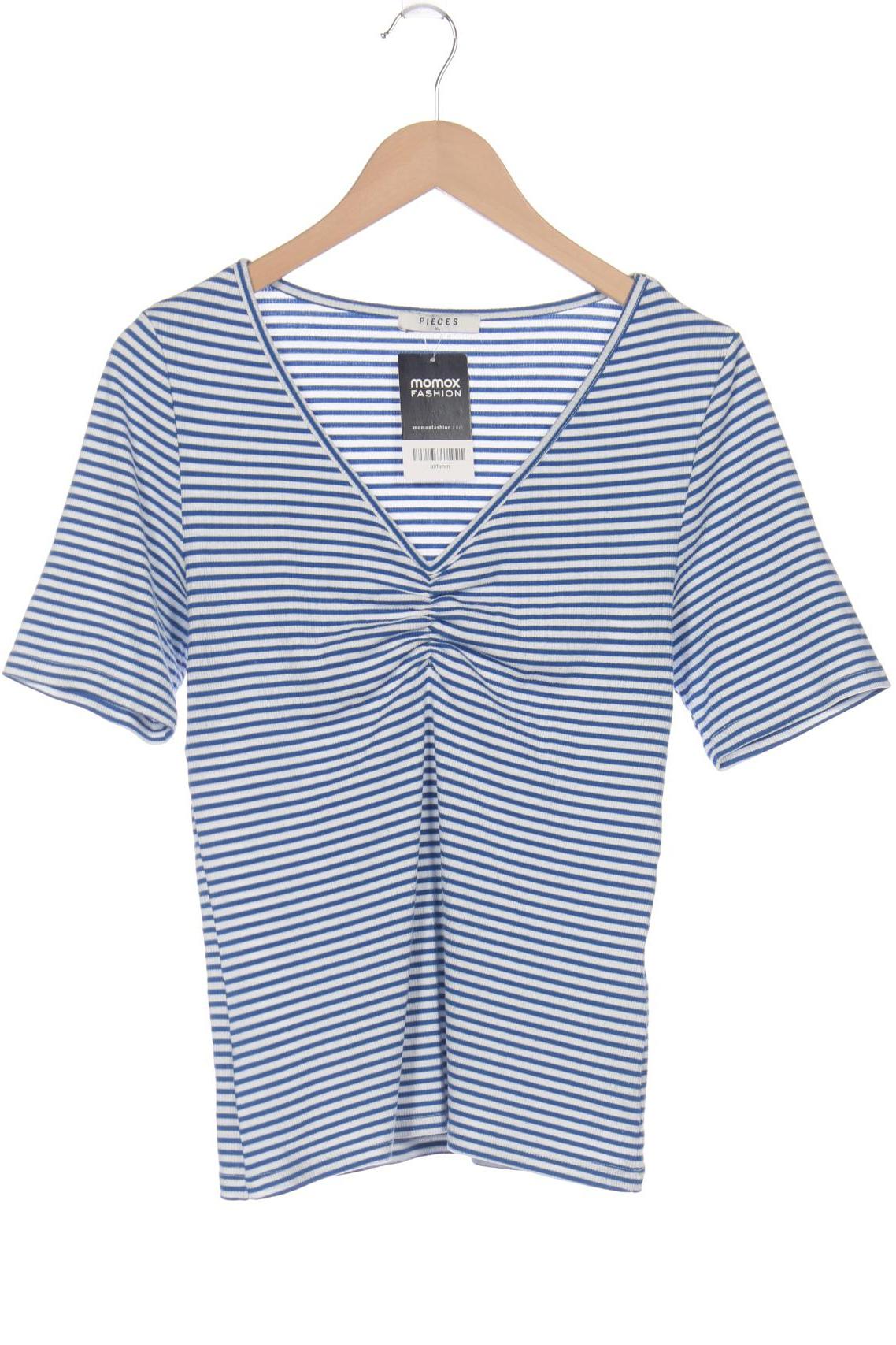 

pieces Damen T-Shirt, blau, Gr. 44