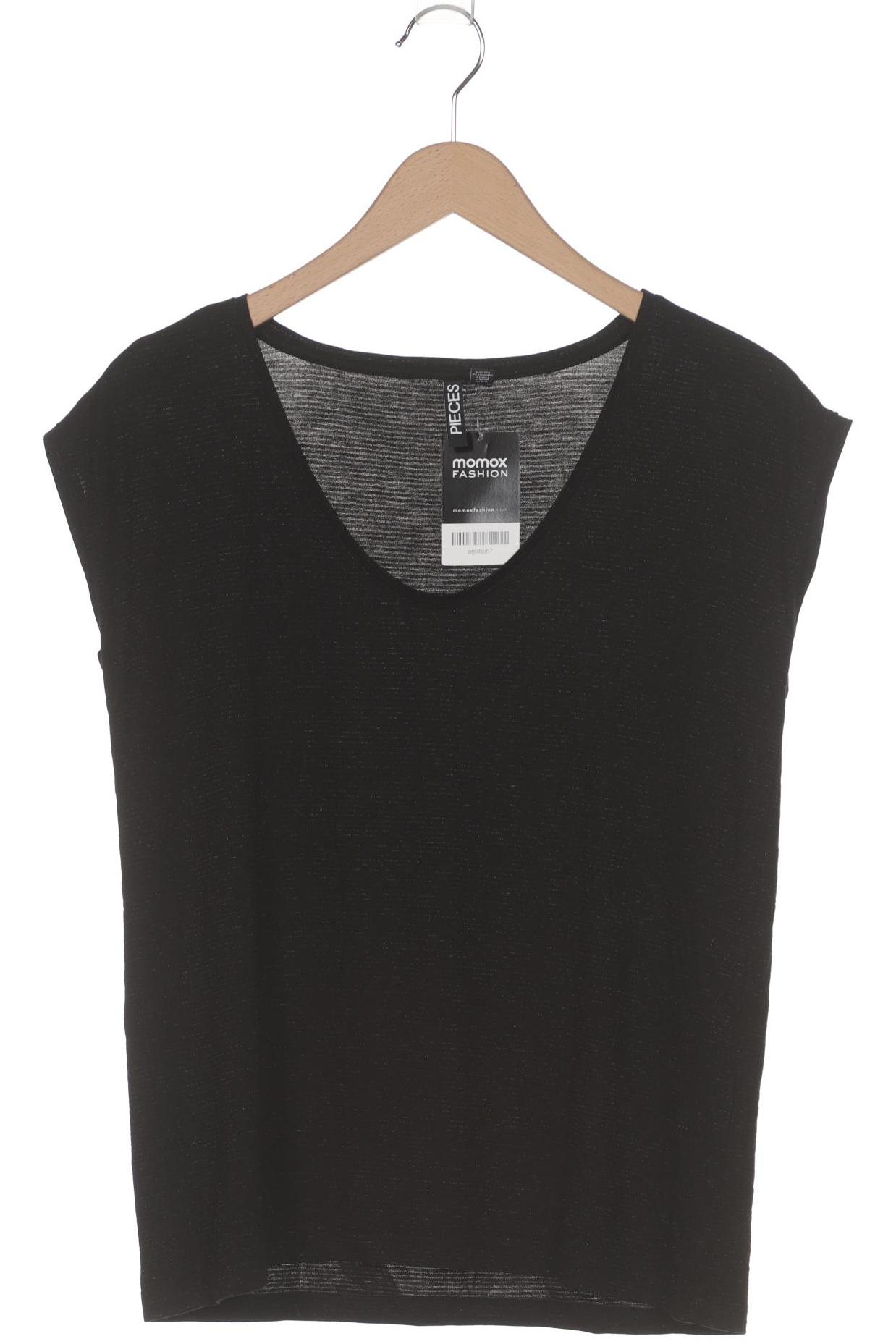 

pieces Damen T-Shirt, schwarz, Gr. 42