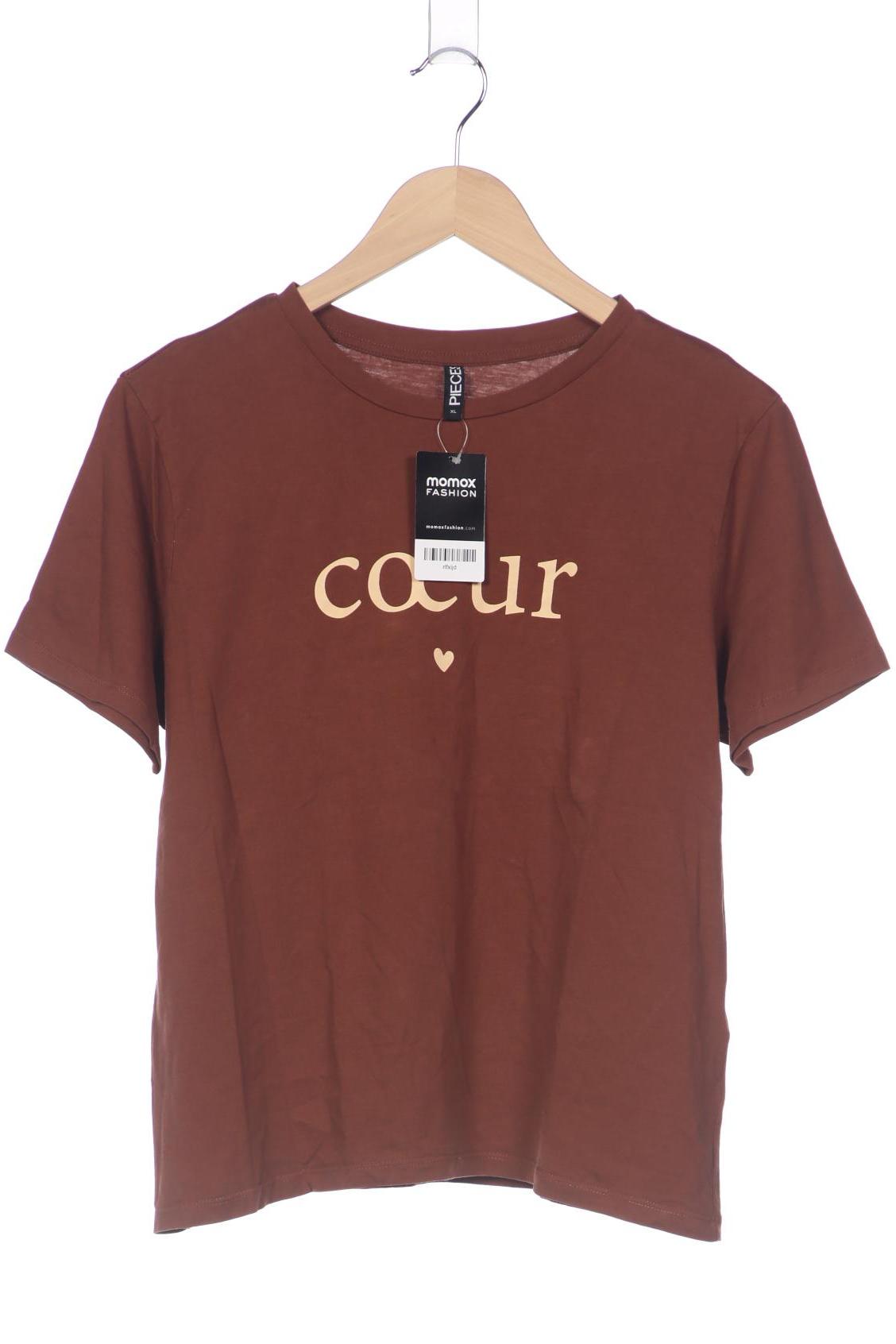 

pieces Damen T-Shirt, braun, Gr. 44