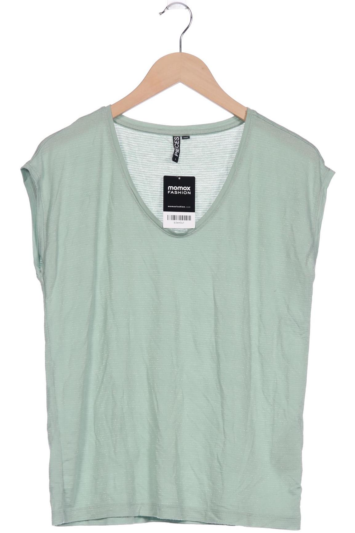 

pieces Damen T-Shirt, grün, Gr. 42