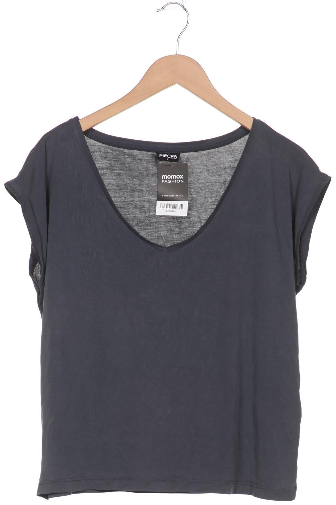 

pieces Damen T-Shirt, grau, Gr. 42