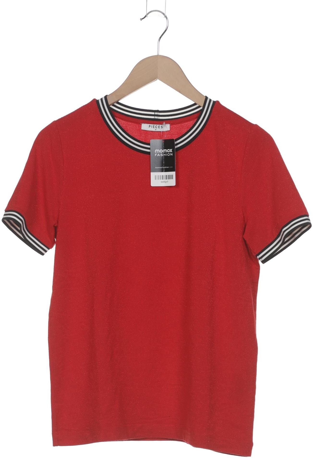 

pieces Damen T-Shirt, rot, Gr. 38