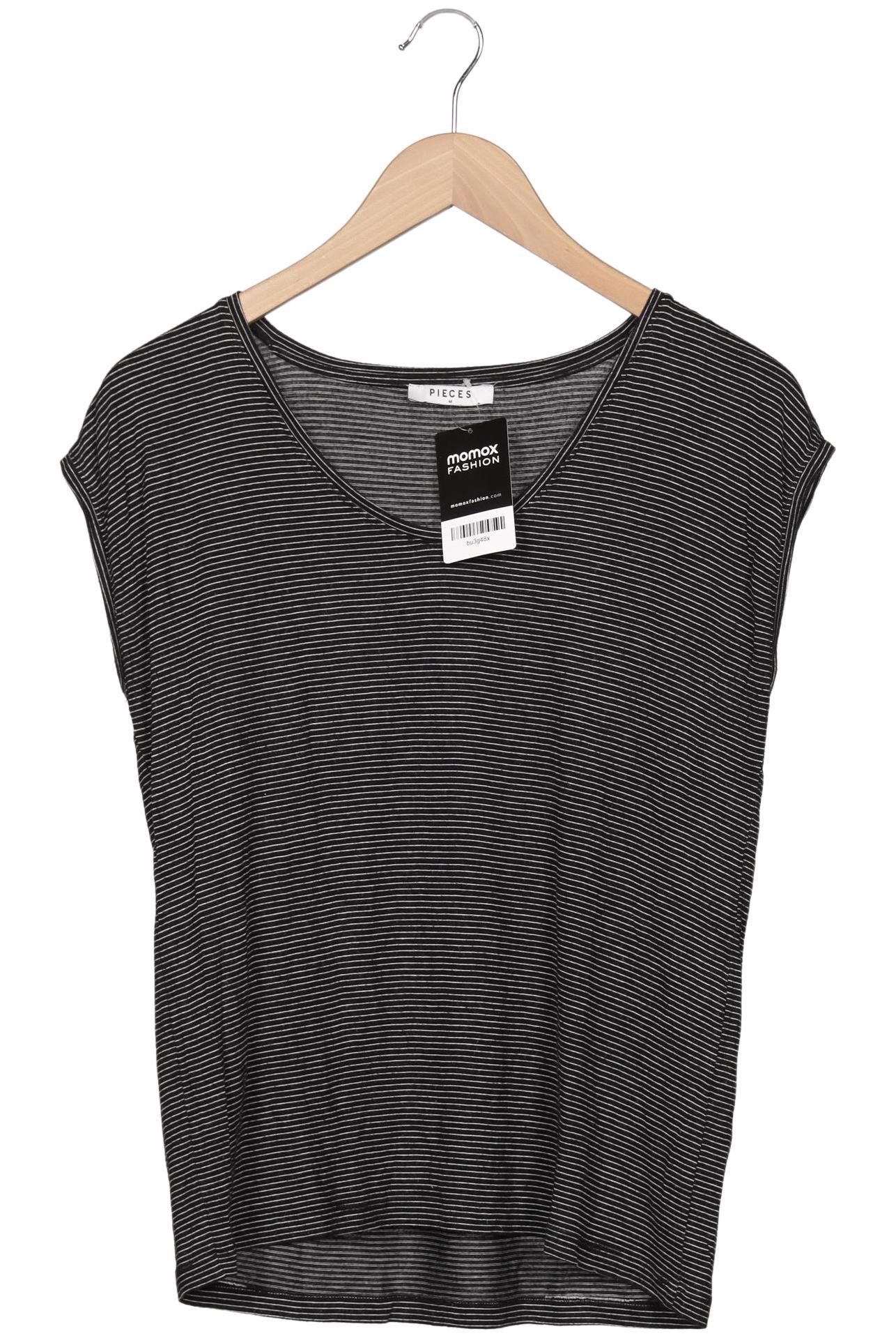 

pieces Damen T-Shirt, schwarz, Gr. 38