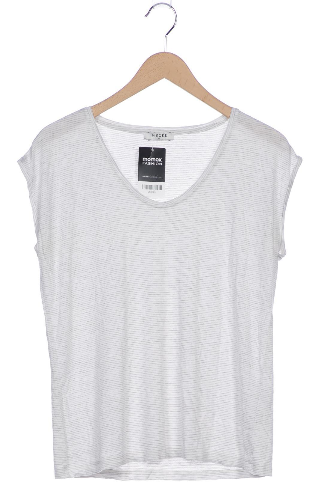 

pieces Damen T-Shirt, weiß, Gr. 44