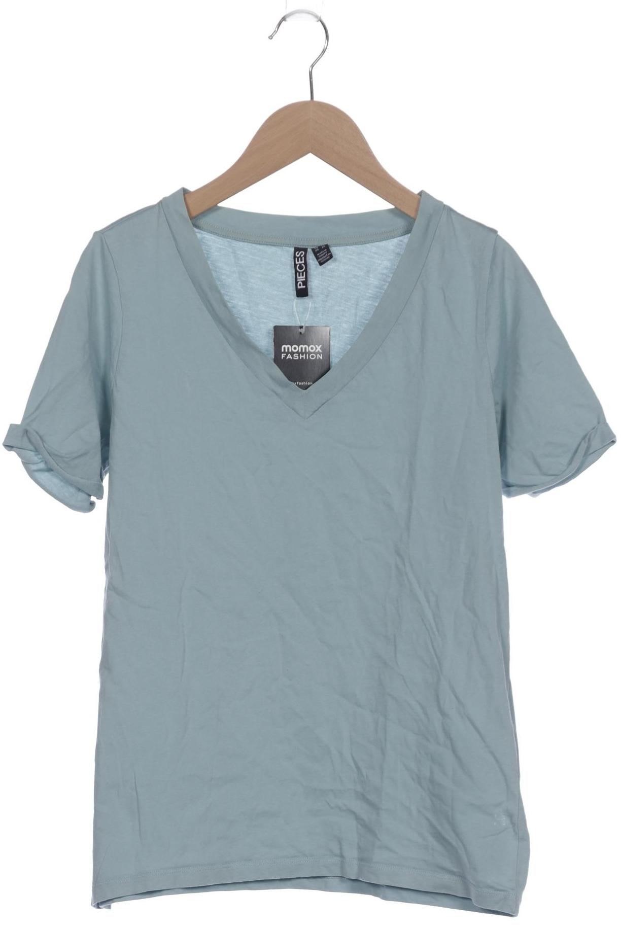 

pieces Damen T-Shirt, hellblau, Gr. 34