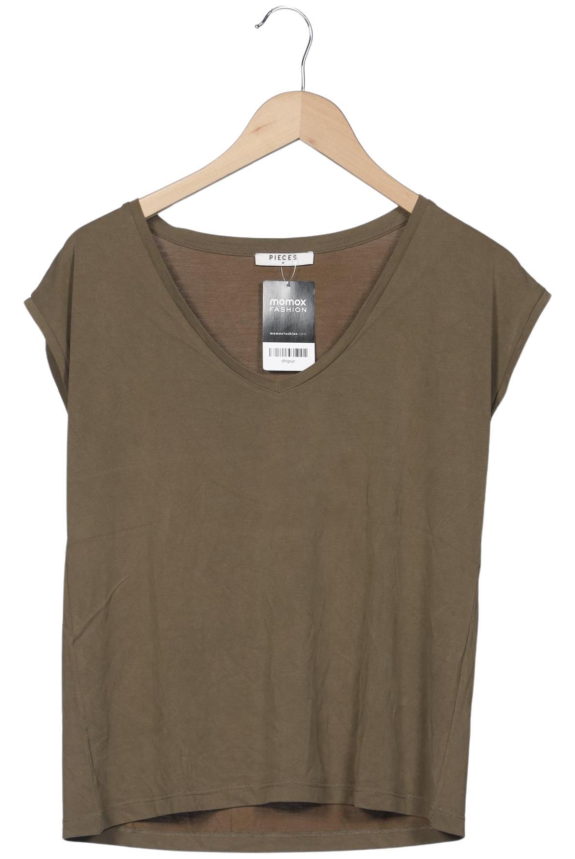 

pieces Damen T-Shirt, grün, Gr. 38