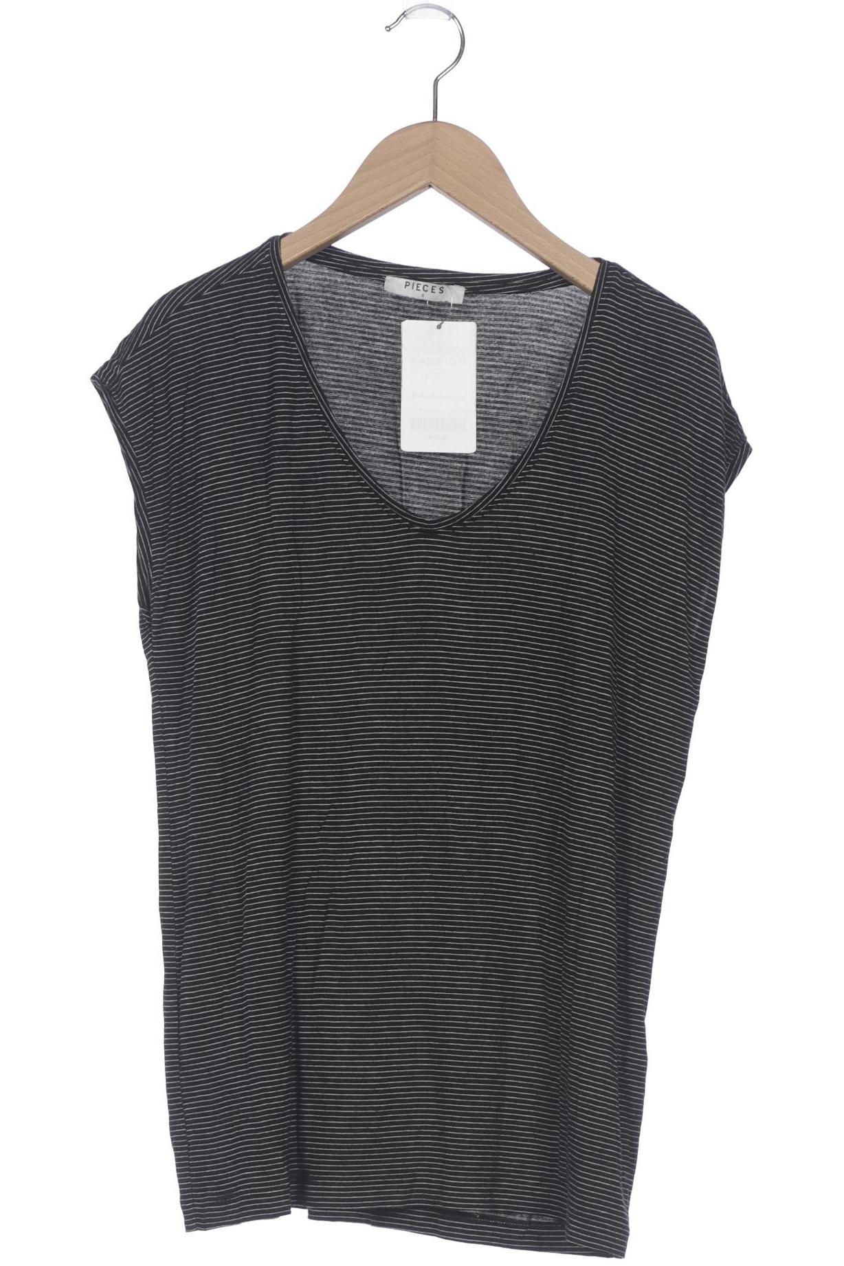 

pieces Damen T-Shirt, schwarz, Gr. 36