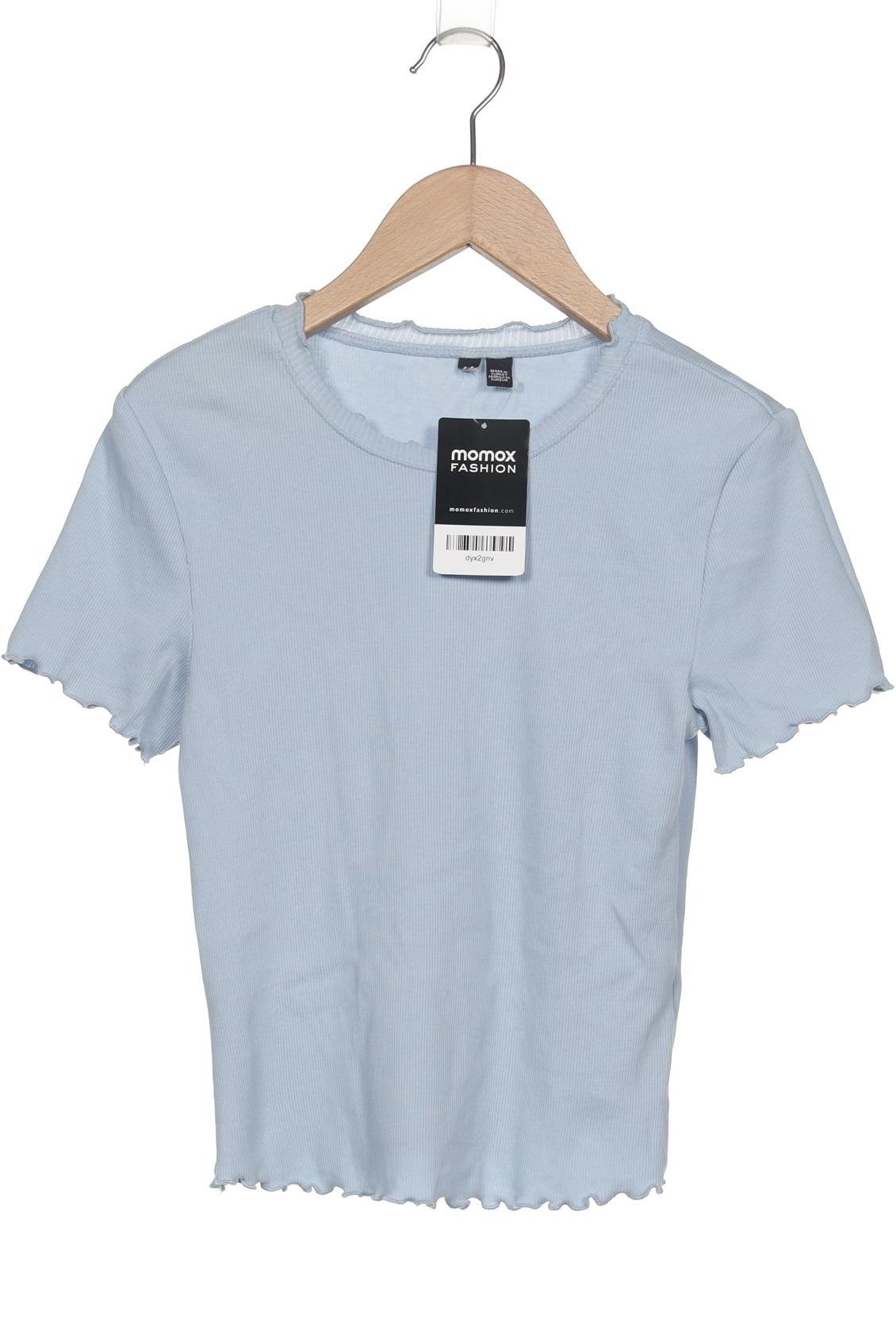 

pieces Damen T-Shirt, blau, Gr. 32