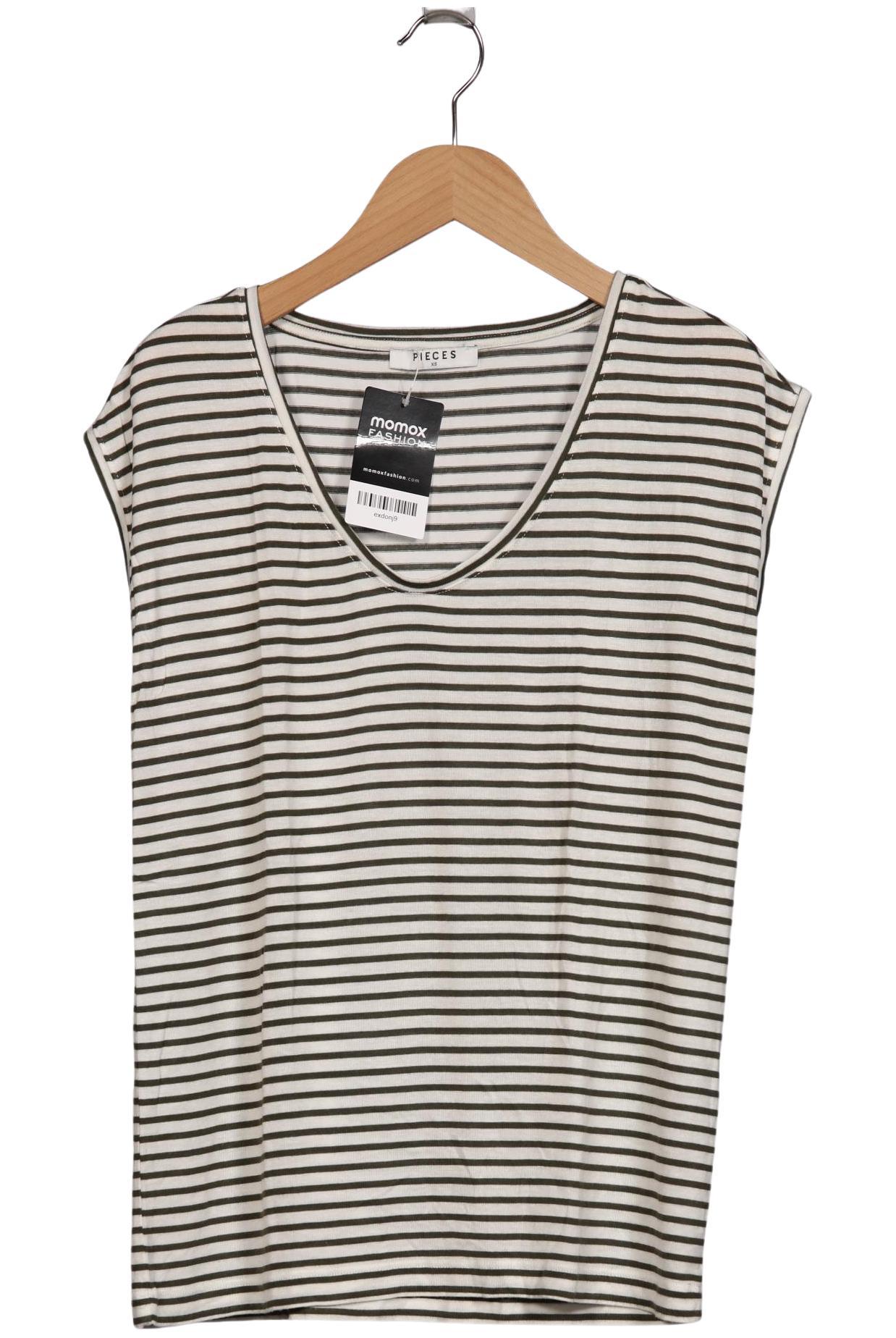 

pieces Damen T-Shirt, weiß, Gr. 34