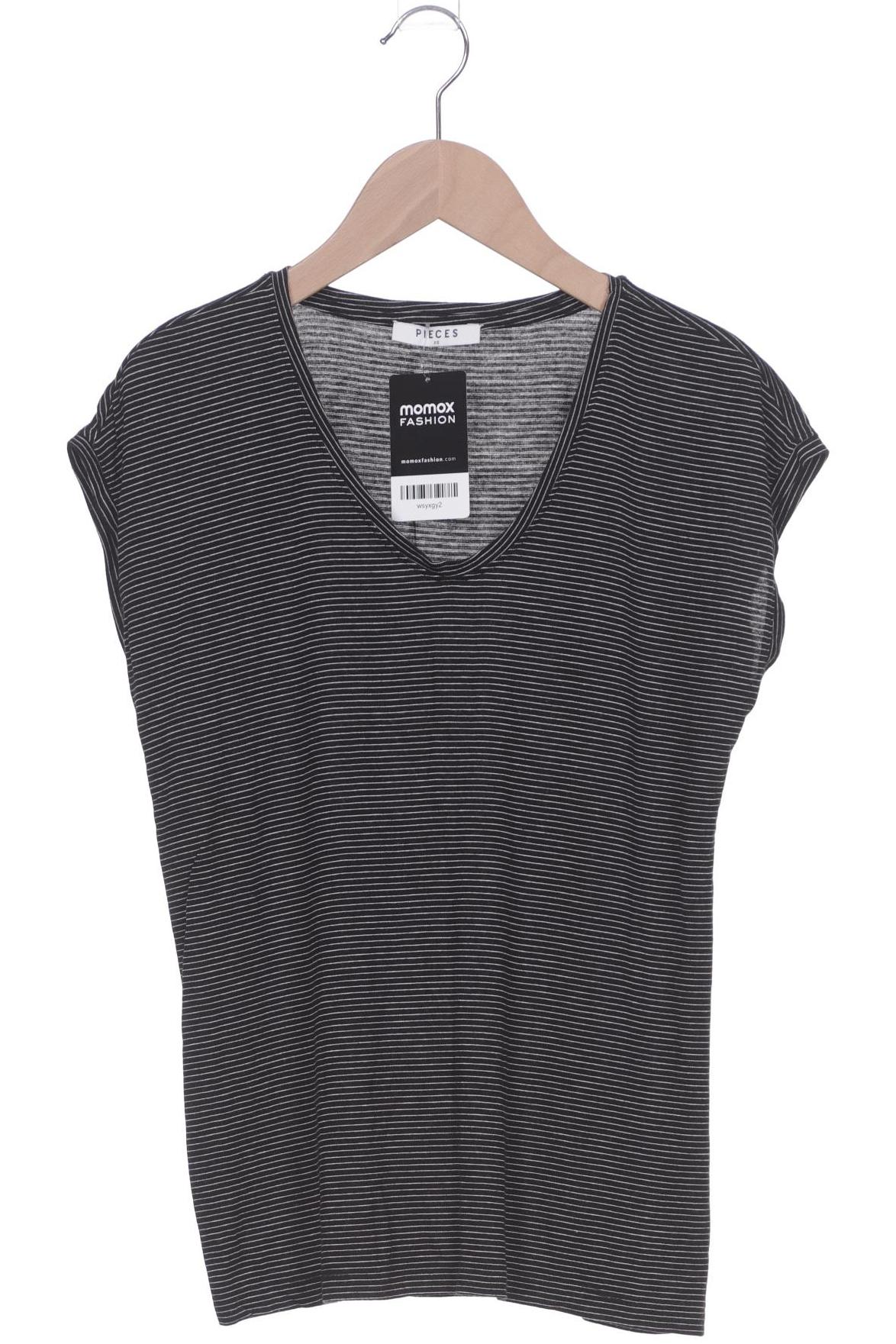 

pieces Damen T-Shirt, schwarz, Gr. 34