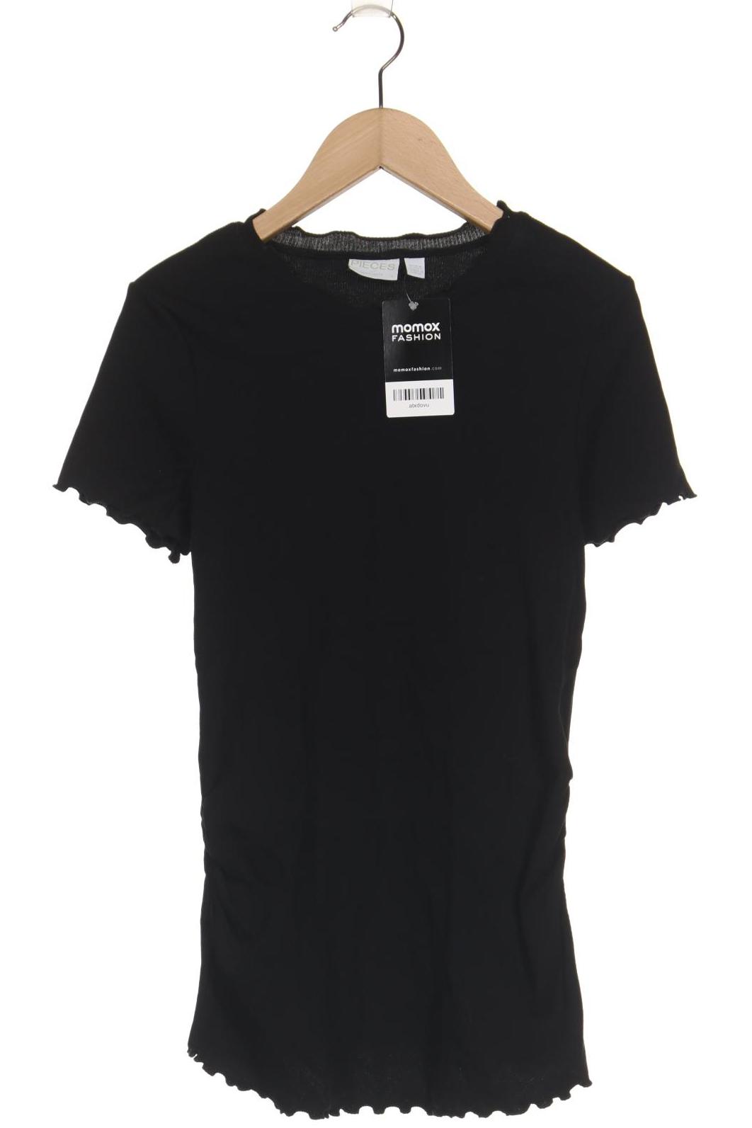 

pieces Damen T-Shirt, schwarz, Gr. 42