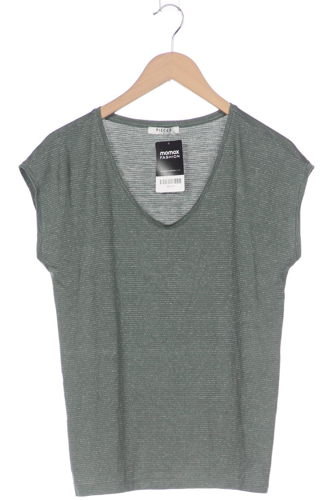

pieces Damen T-Shirt, grün, Gr. 38