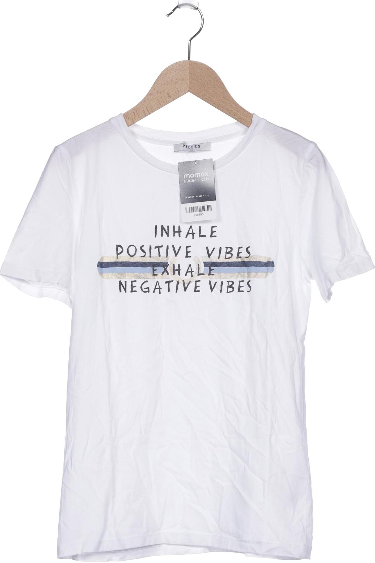 

pieces Damen T-Shirt, weiß