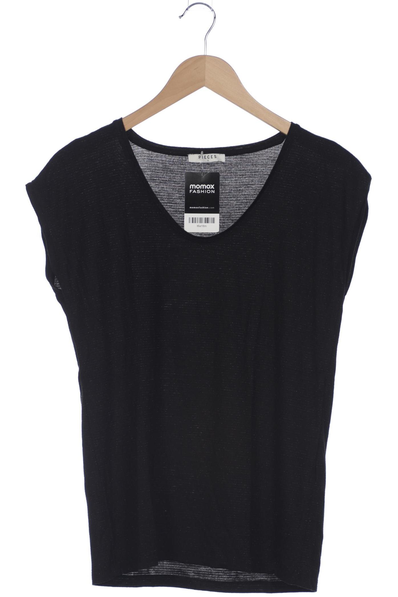 

pieces Damen T-Shirt, schwarz, Gr. 36