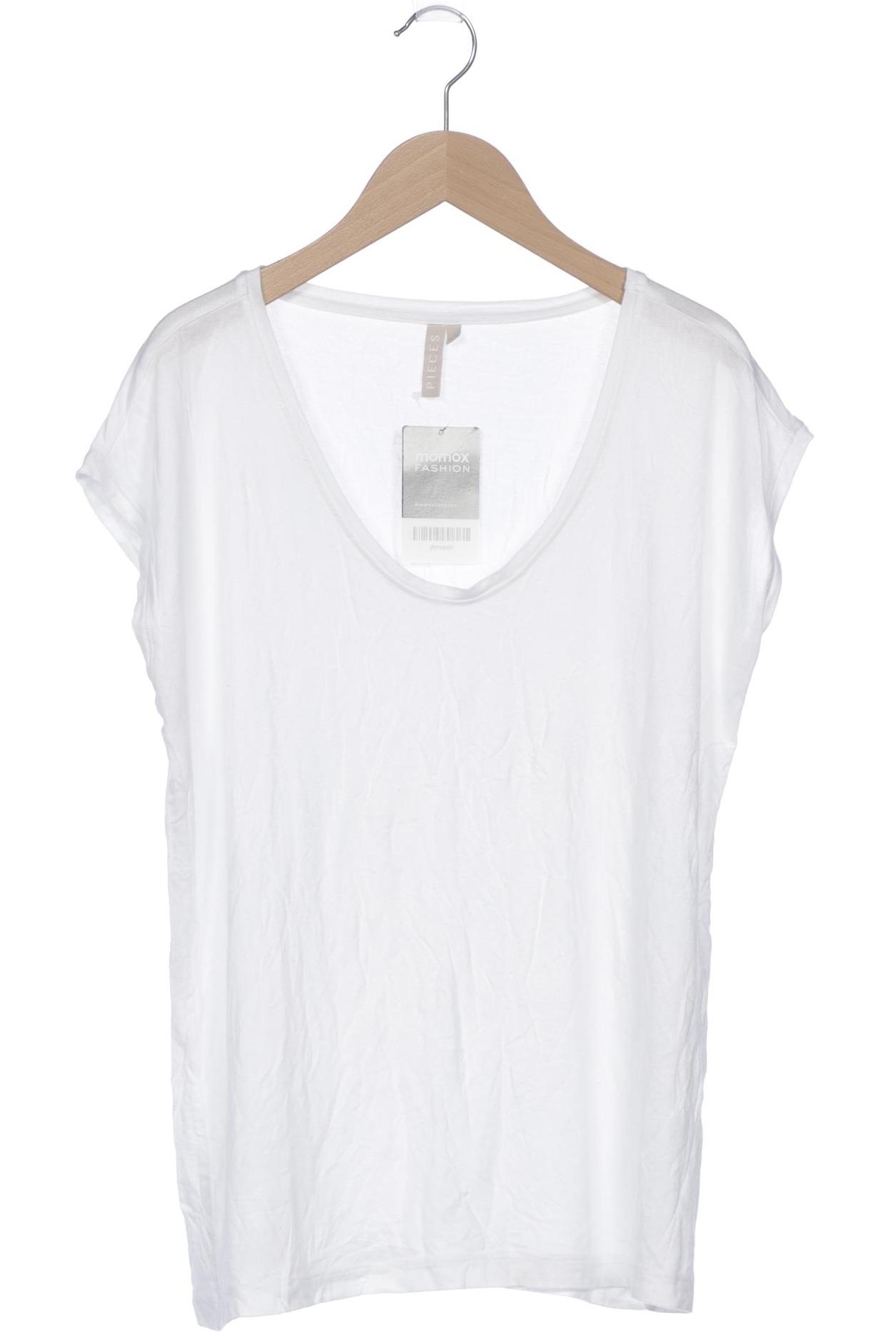 

pieces Damen T-Shirt, weiß, Gr. 38