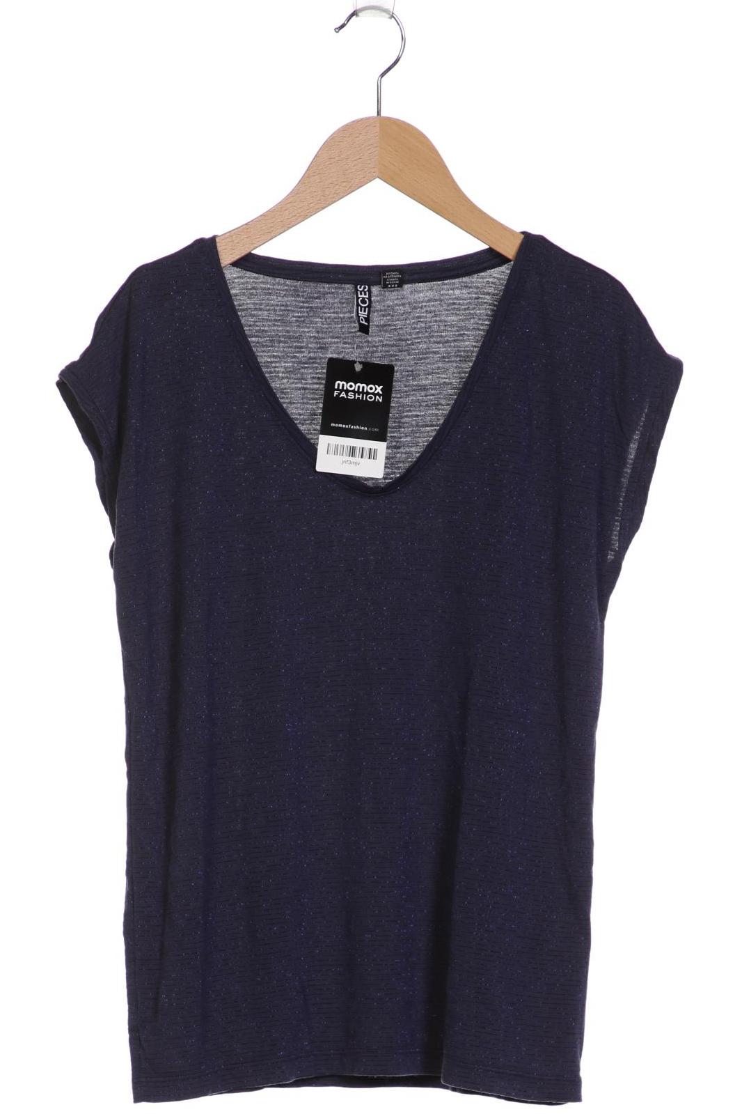 

pieces Damen T-Shirt, marineblau, Gr. 38