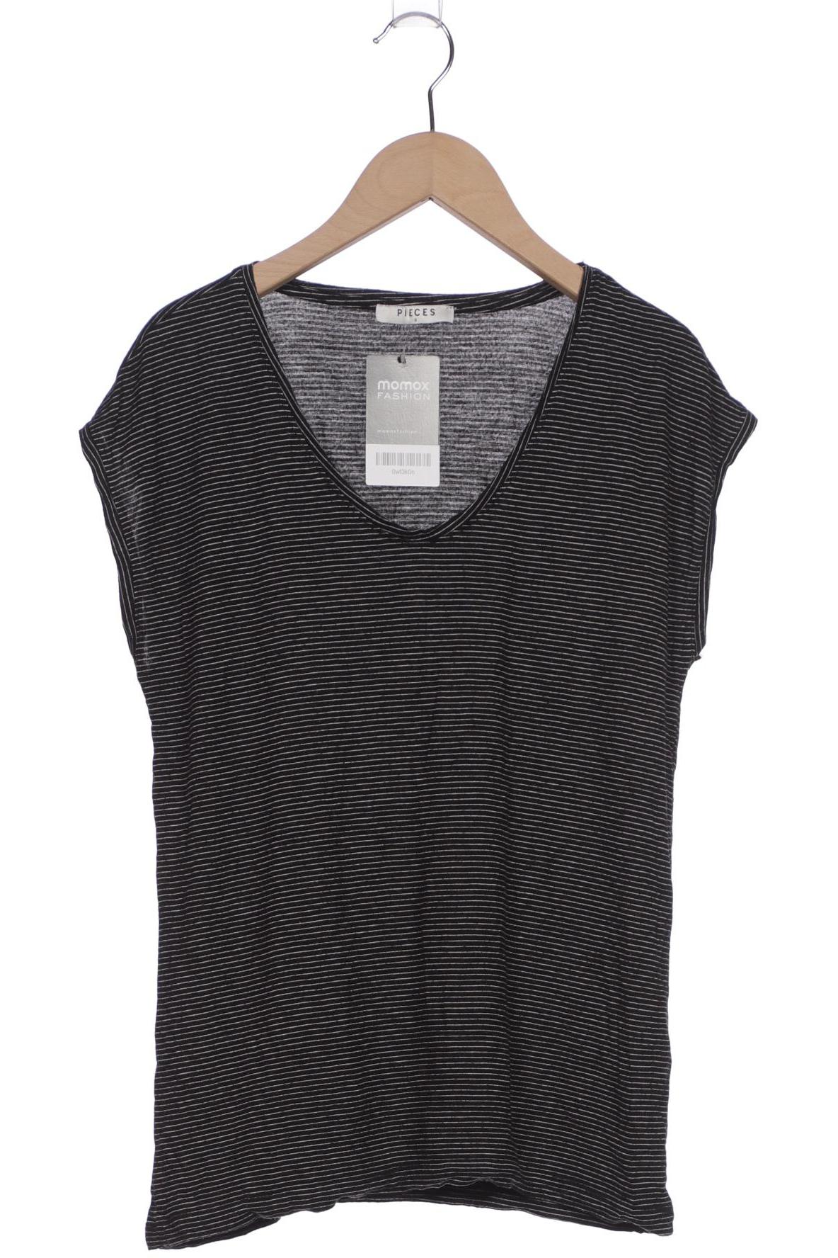 

pieces Damen T-Shirt, schwarz, Gr. 36