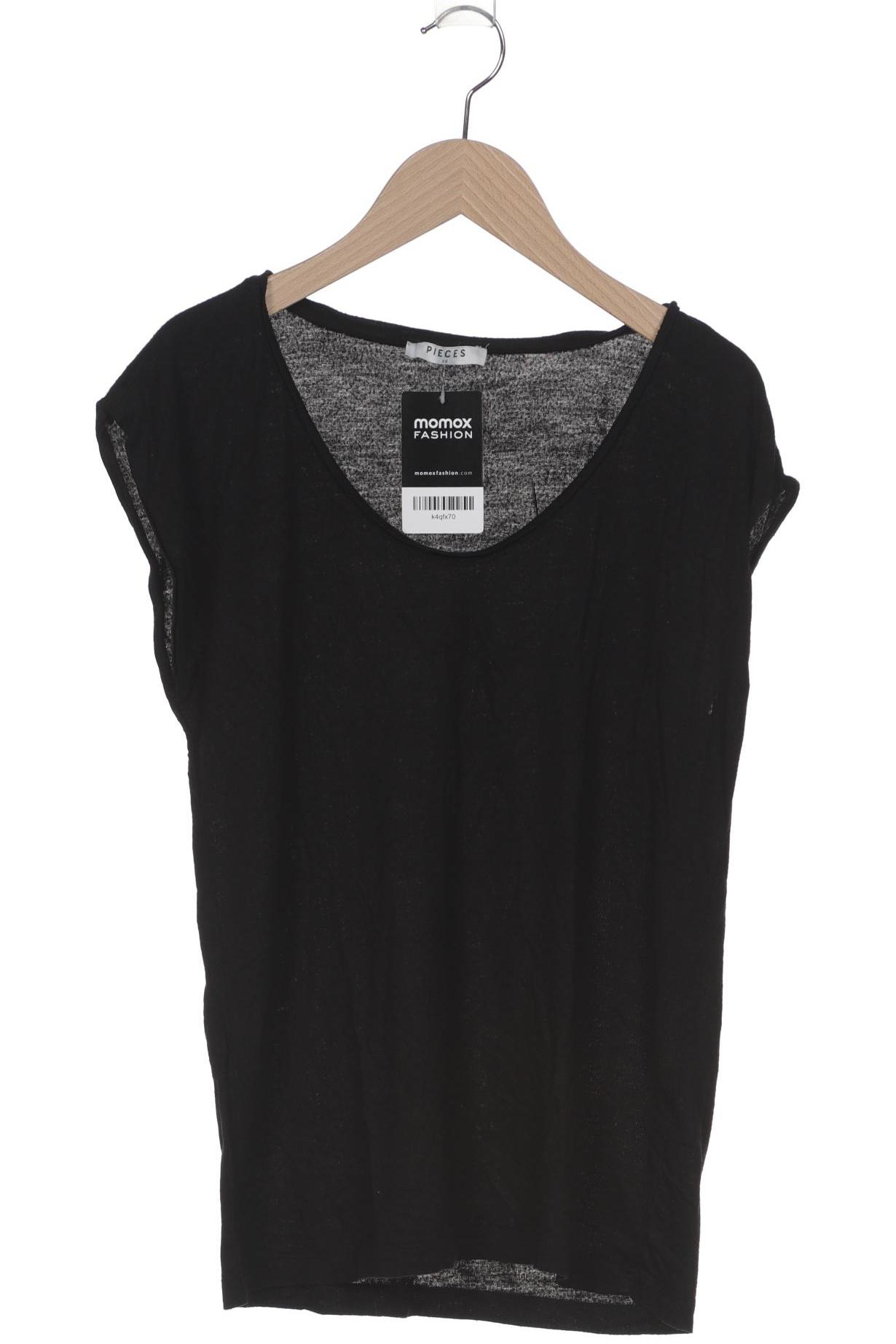 

pieces Damen T-Shirt, schwarz, Gr. 34