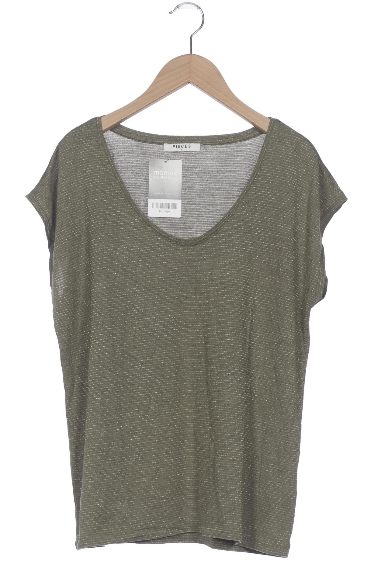 

pieces Damen T-Shirt, grün, Gr. 38