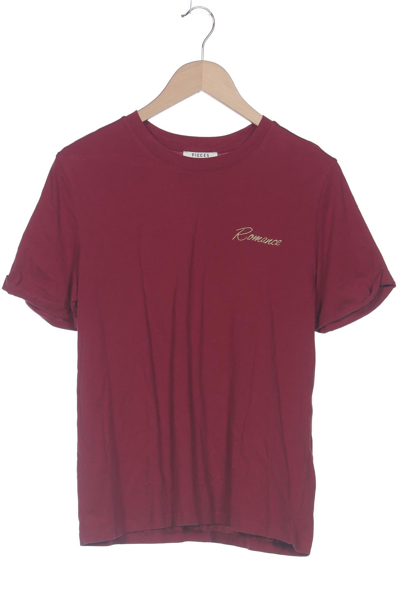 

pieces Damen T-Shirt, bordeaux, Gr. 44