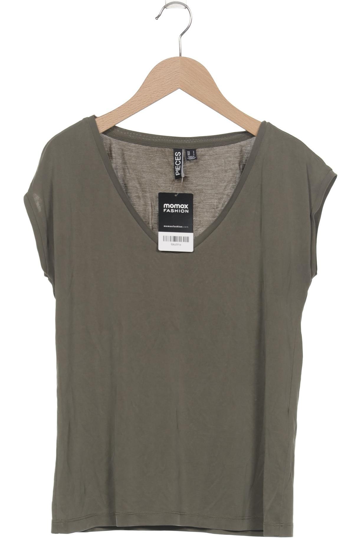

pieces Damen T-Shirt, grün, Gr. 36