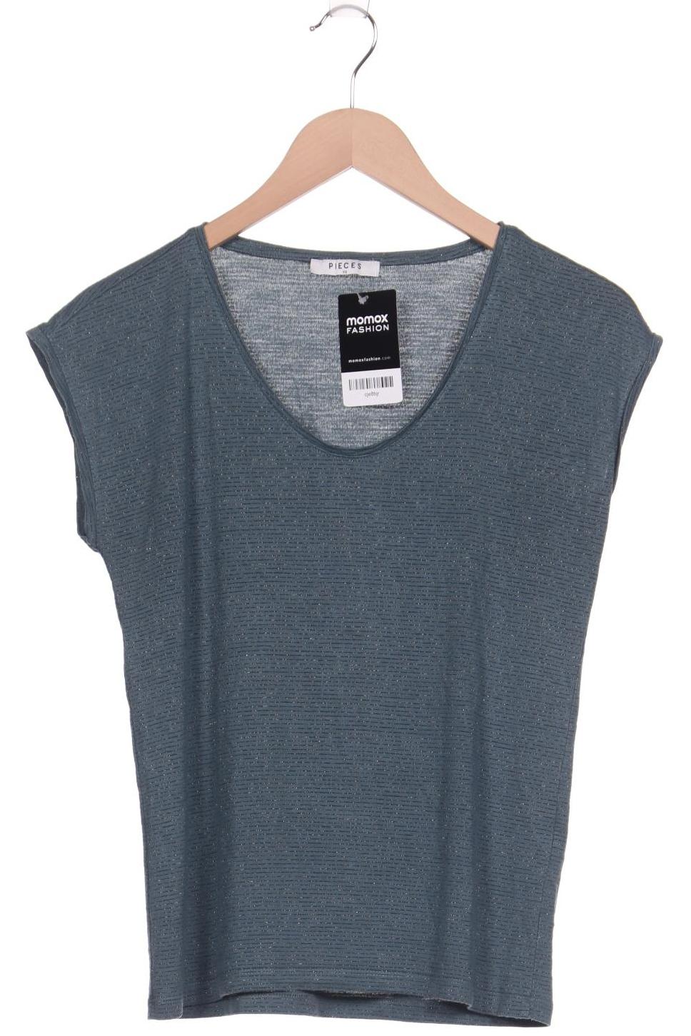 

pieces Damen T-Shirt, türkis, Gr. 34