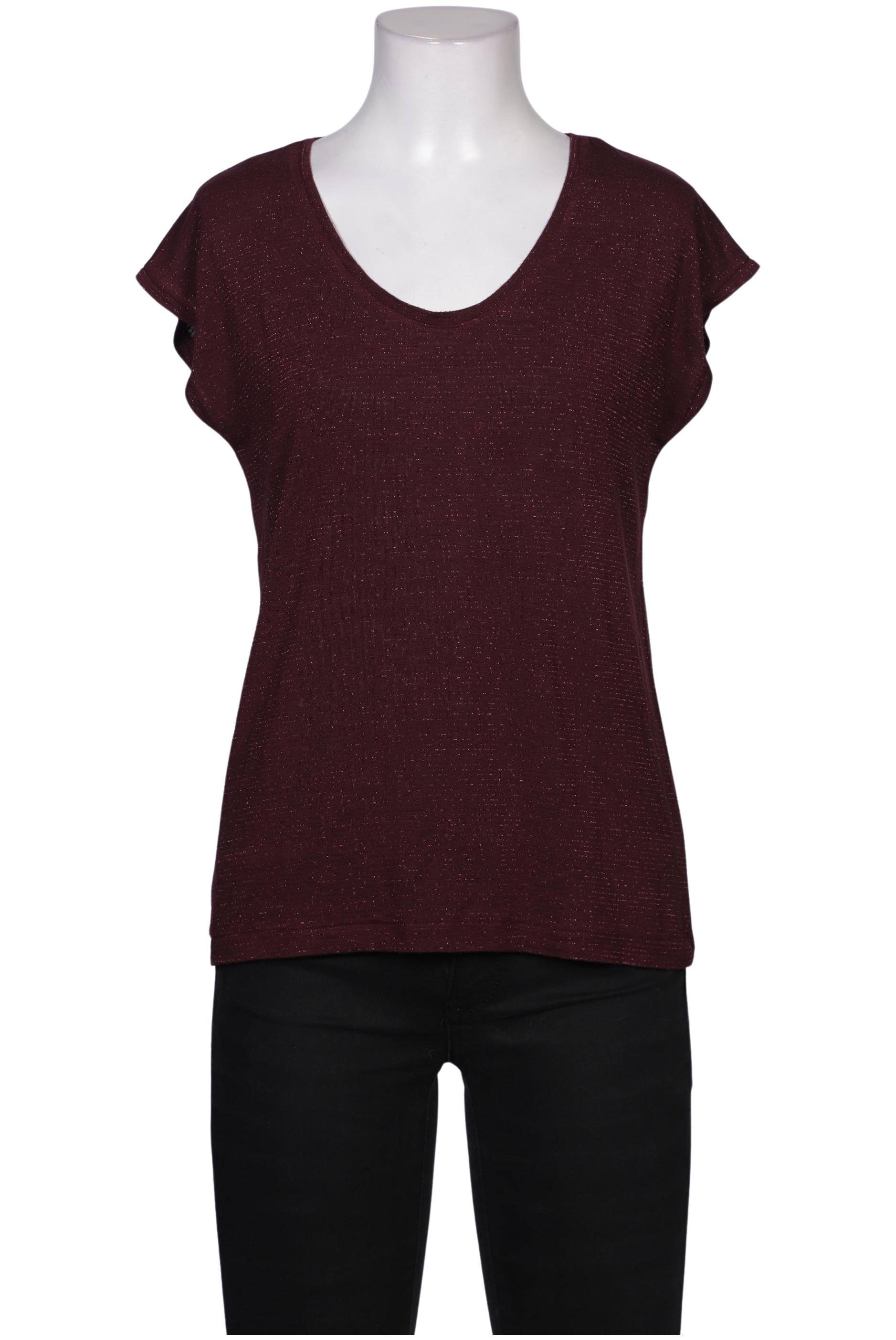 

pieces Damen T-Shirt, bordeaux, Gr. 36