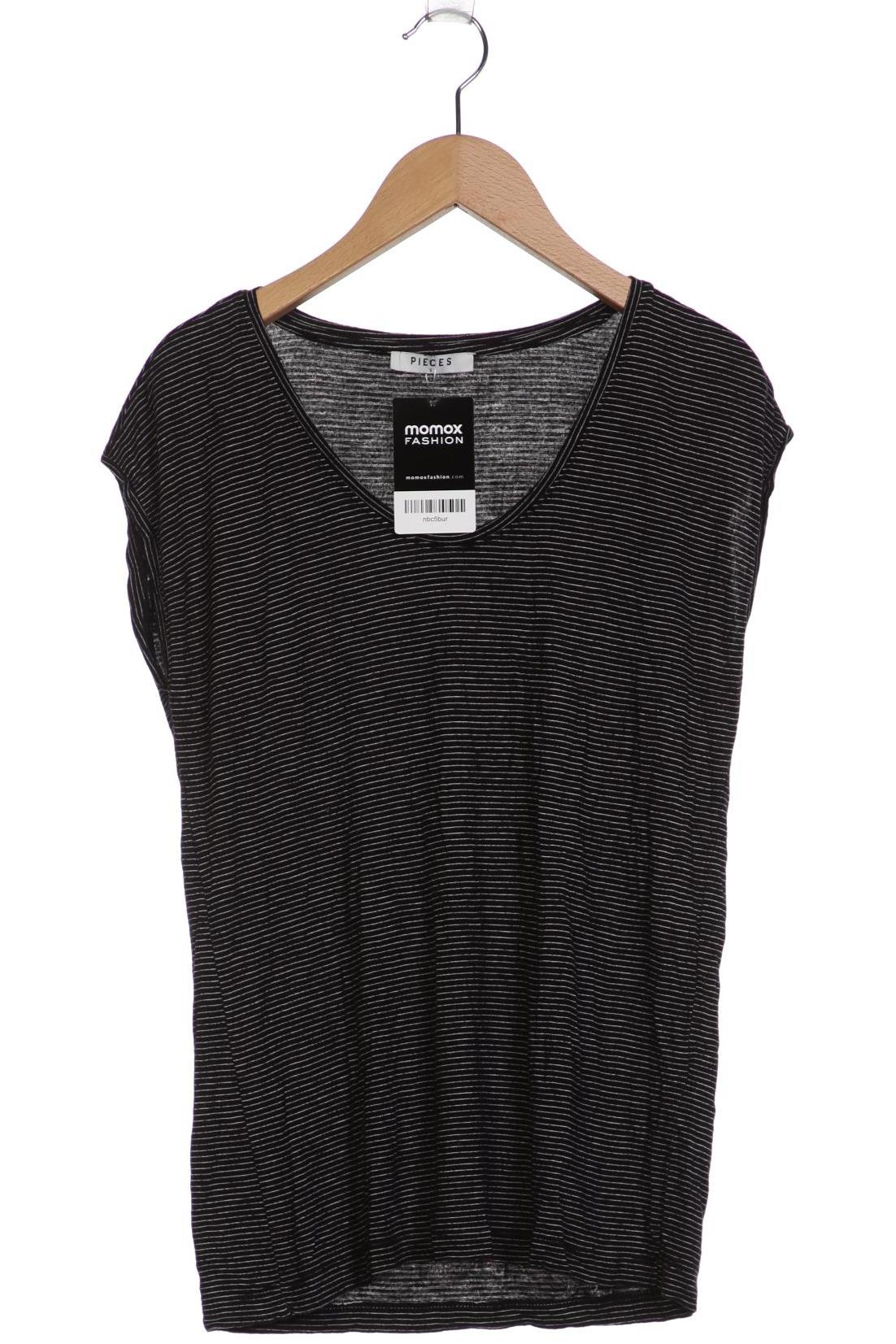 

pieces Damen T-Shirt, schwarz, Gr. 36