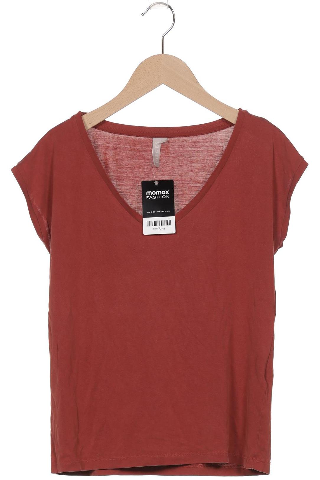 

pieces Damen T-Shirt, rot, Gr. 34