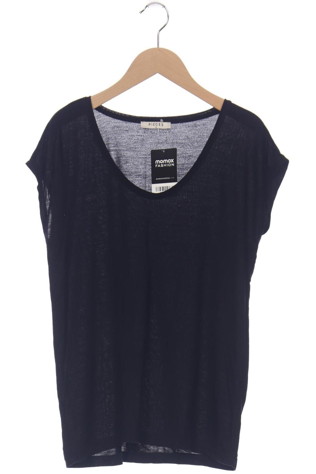 Thumbnail - pieces Damen T-Shirt, marineblau, Gr. 34