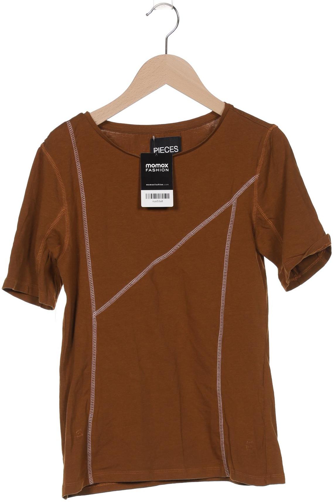 

pieces Damen T-Shirt, braun, Gr. 38
