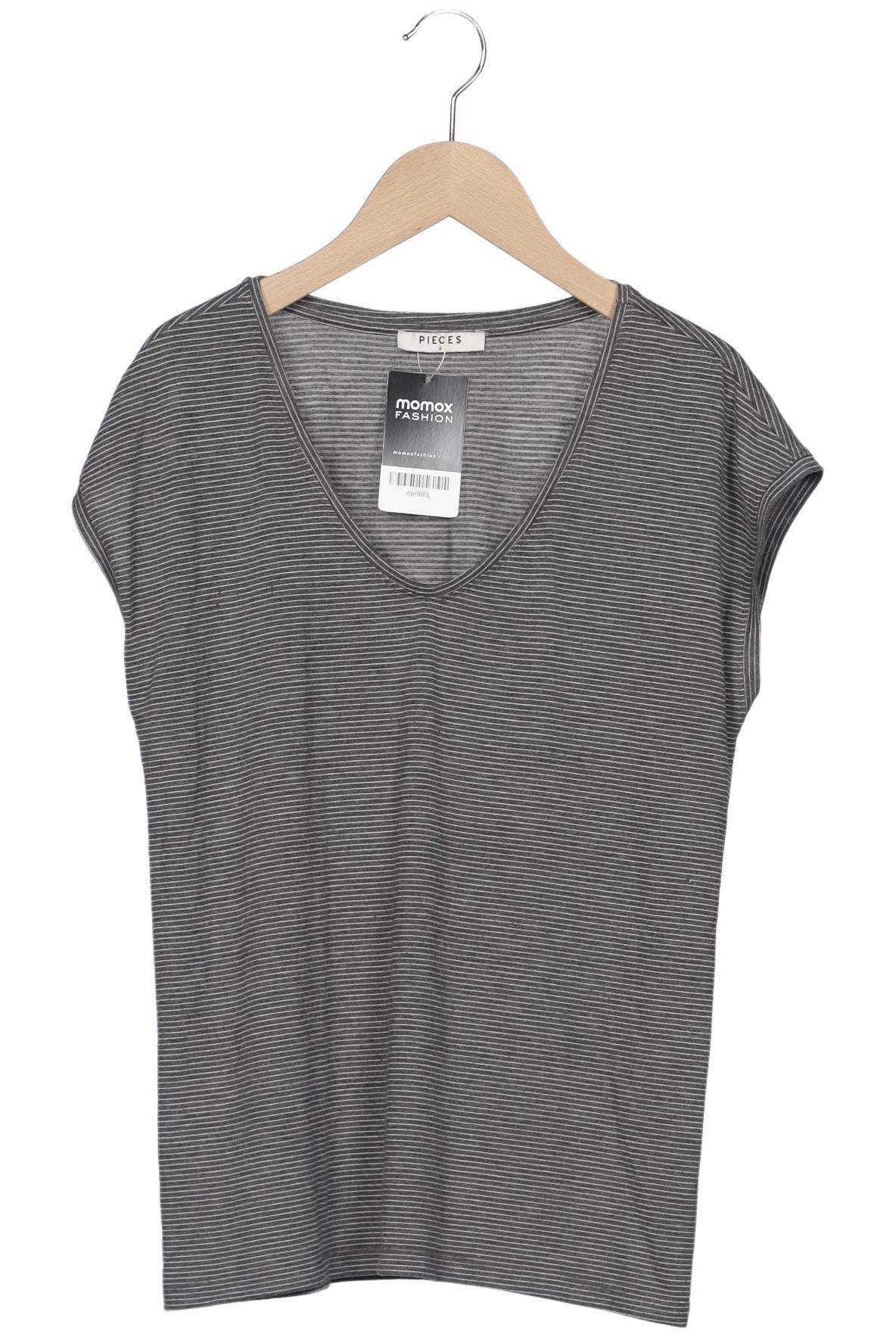 

pieces Damen T-Shirt, grau, Gr. 36