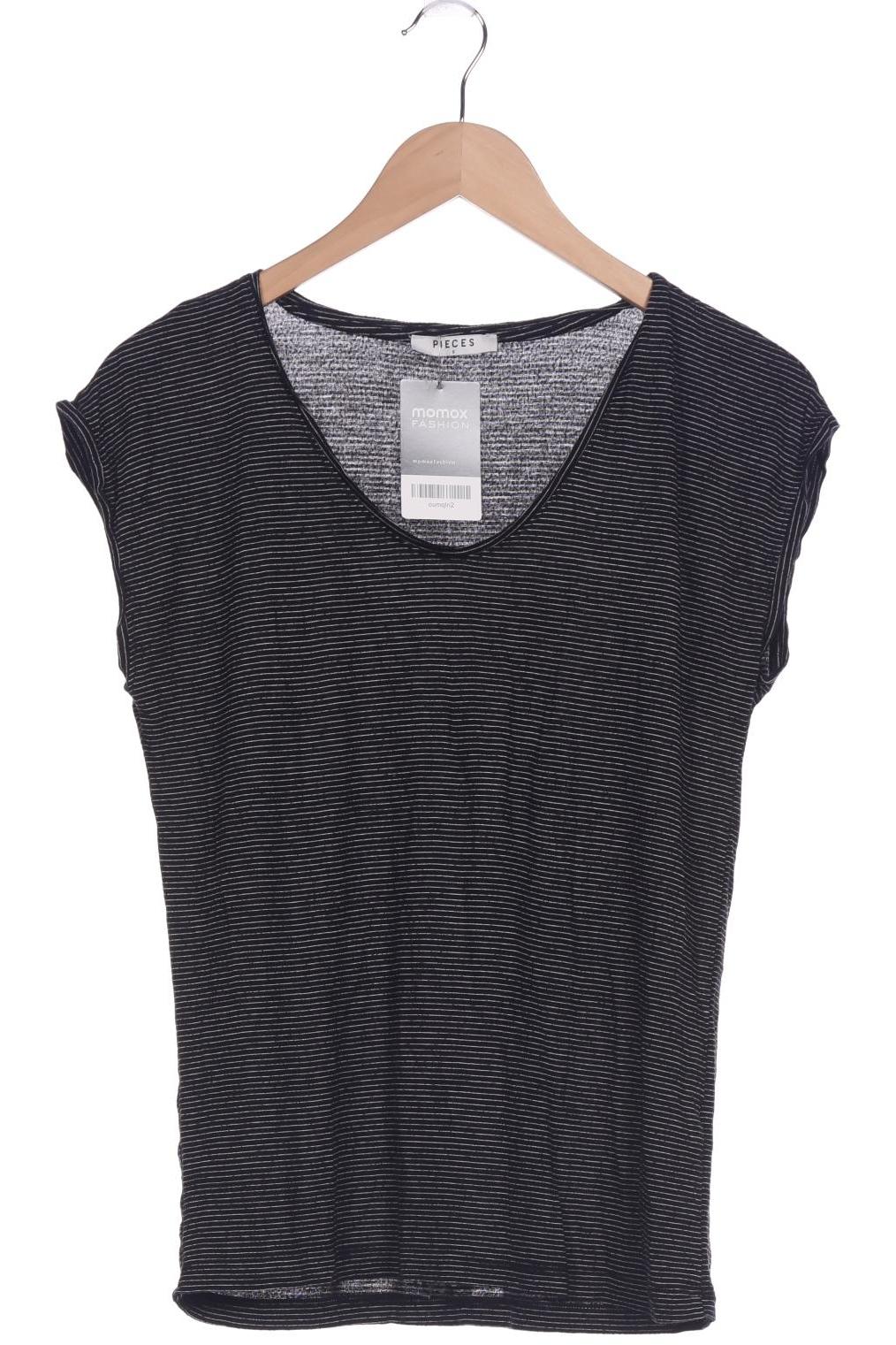 

pieces Damen T-Shirt, schwarz, Gr. 36