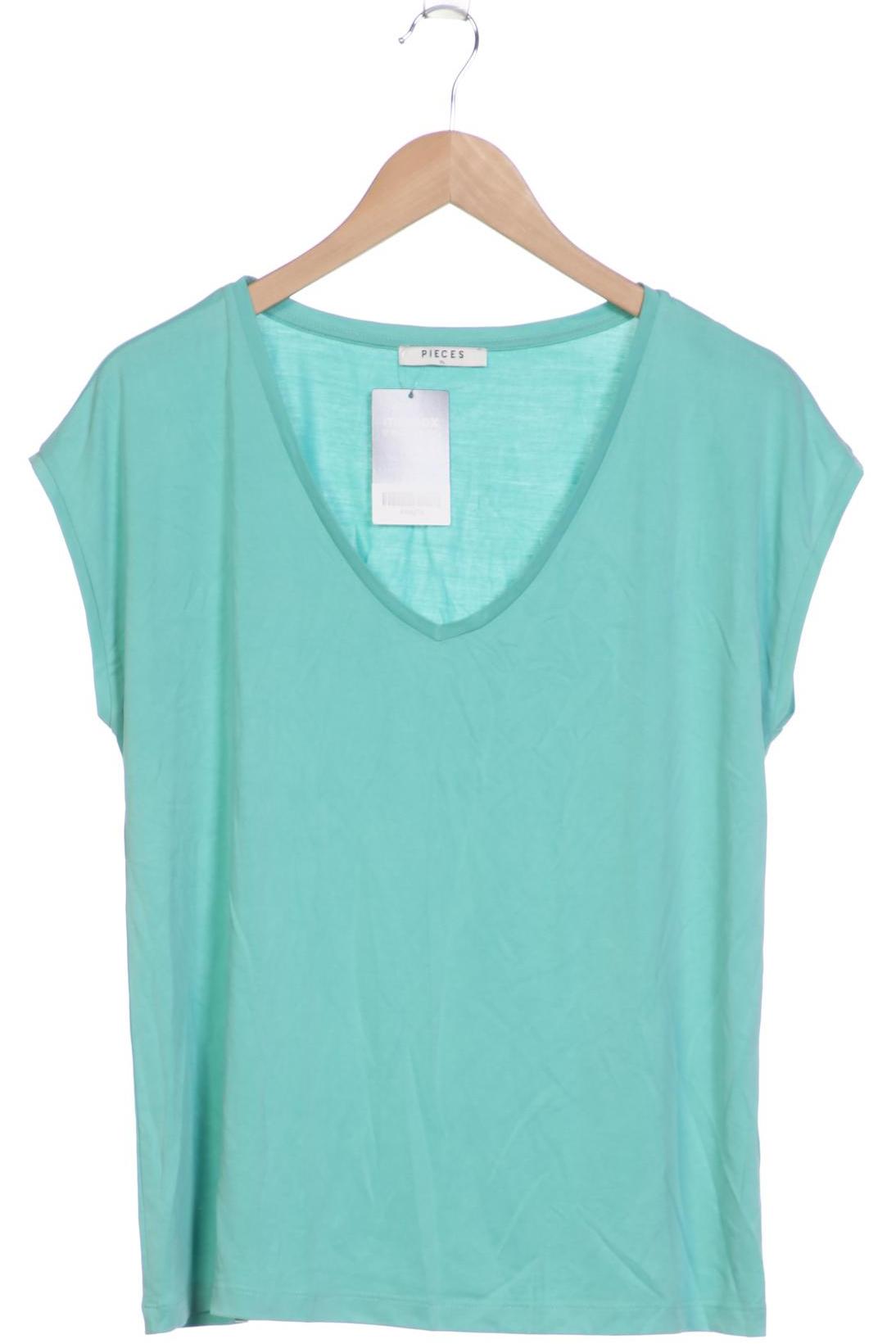 

pieces Damen T-Shirt, türkis, Gr. 44